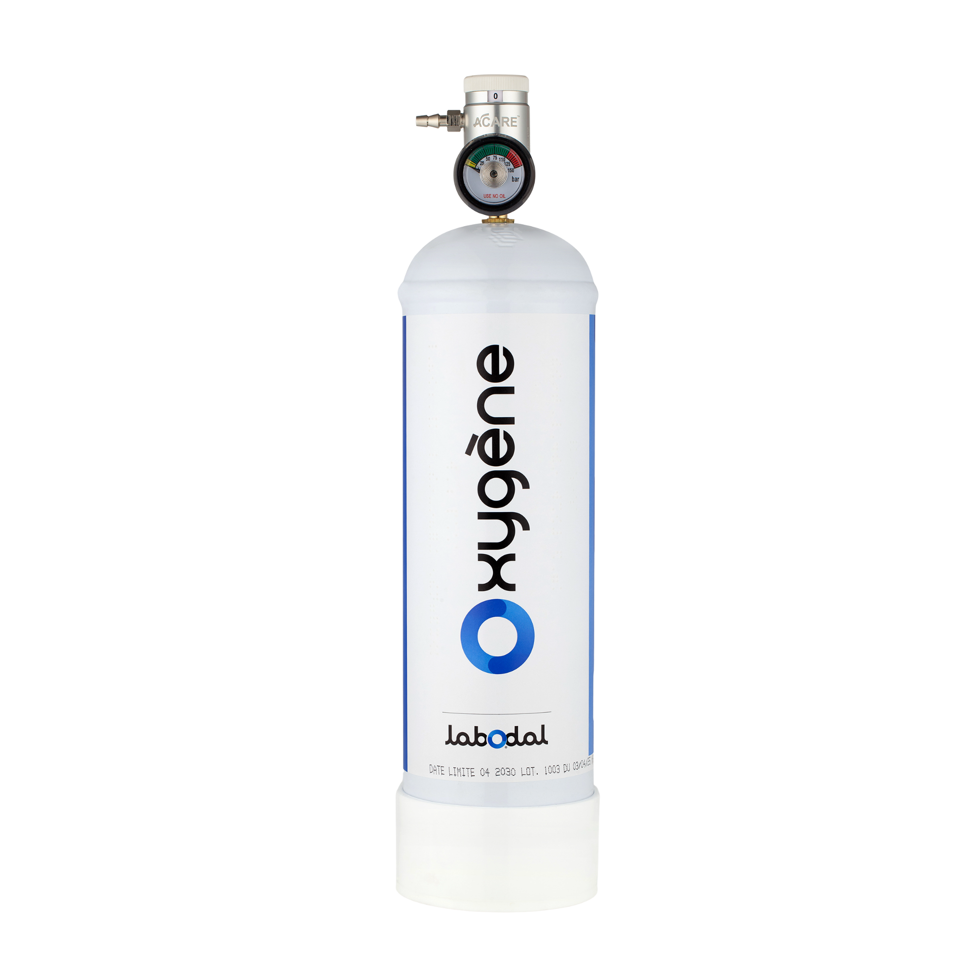 Oxygène médicinal – bouteille 2,2 L (110 bar) - Labodal - My Médical