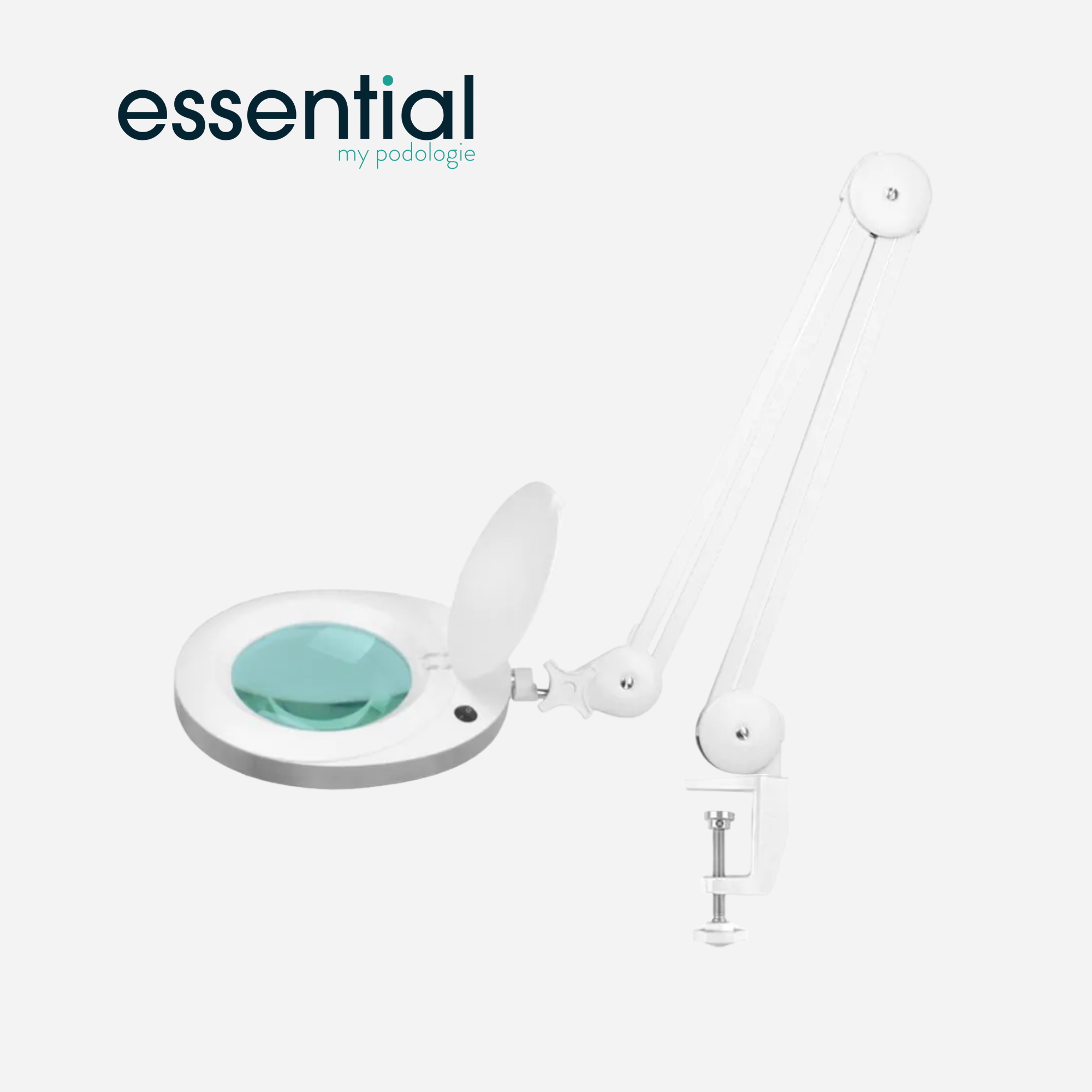 Lampe loupe Elegante 6025 pour table - Blanc ou noir - Essential by My Podologie