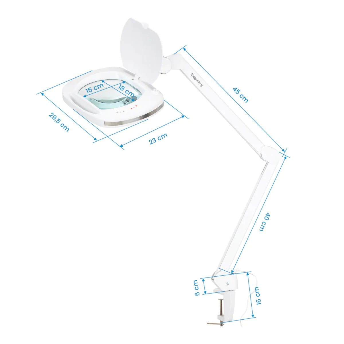 Lampe loupe LED SMD Elegante 6030 - intensité réglable  - Essential by My Podologie