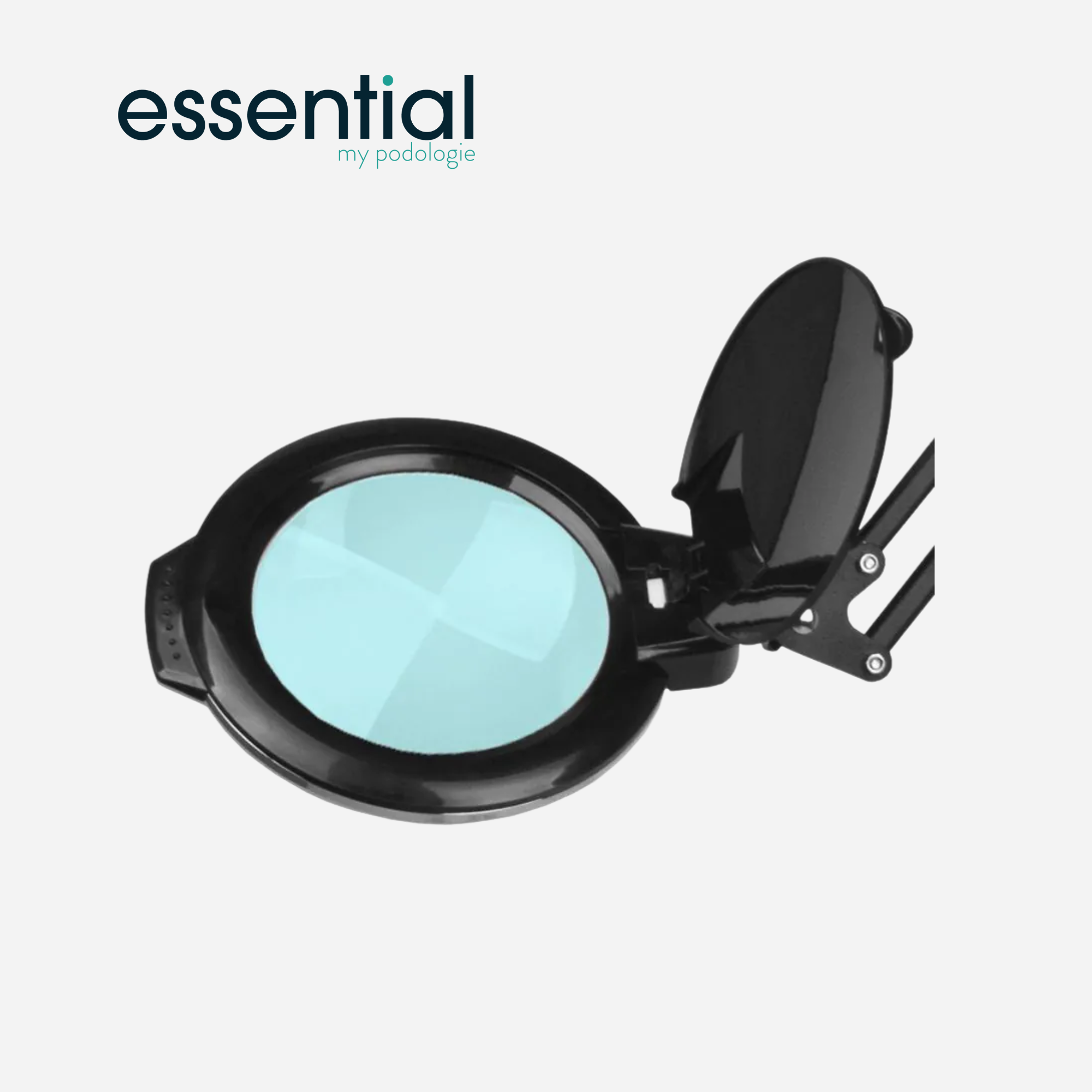 Lampe loupe articulée LED Moonlight 8013/6 avec trépied - Blanc ou Noir - Essential by My Podologie - My Médical