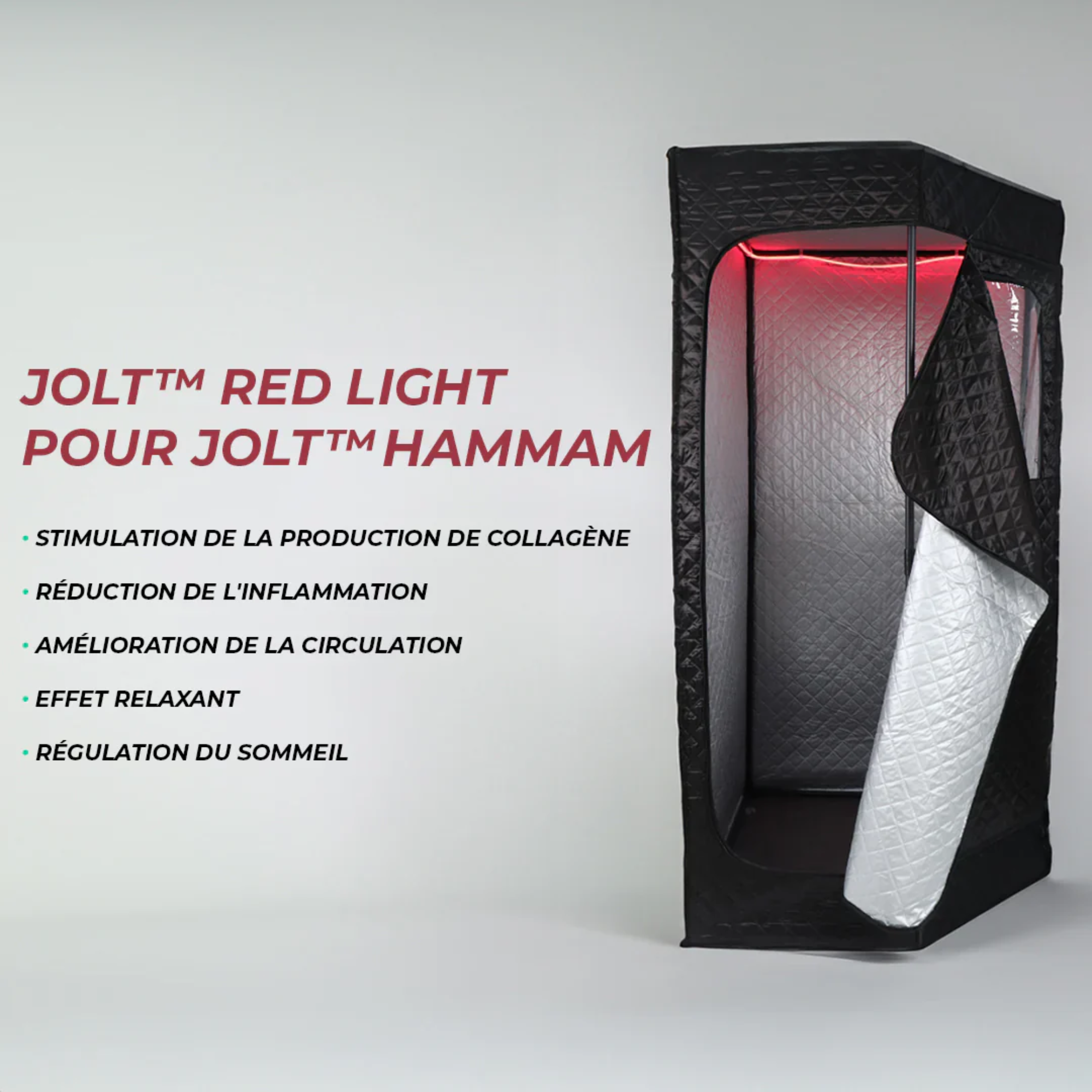 Red LED light 3.35 m - Hammam/Sauna - Jolt