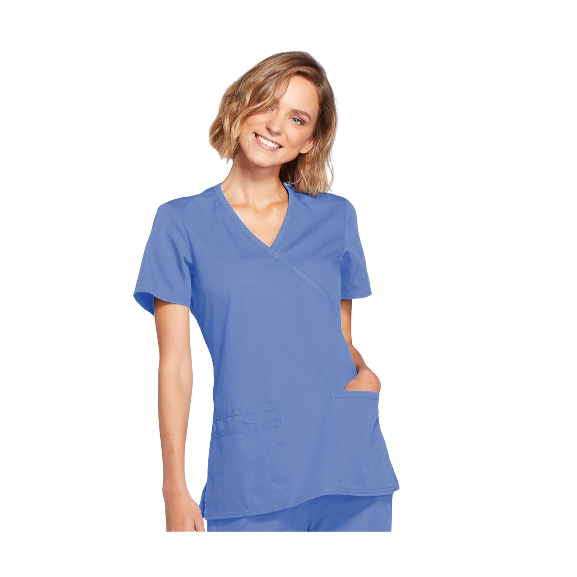 Limoges - Tunique médicale - Effet cache-coeur  - Manches courtes - Femme - Cherokee Cherokee Authentic Workwear 