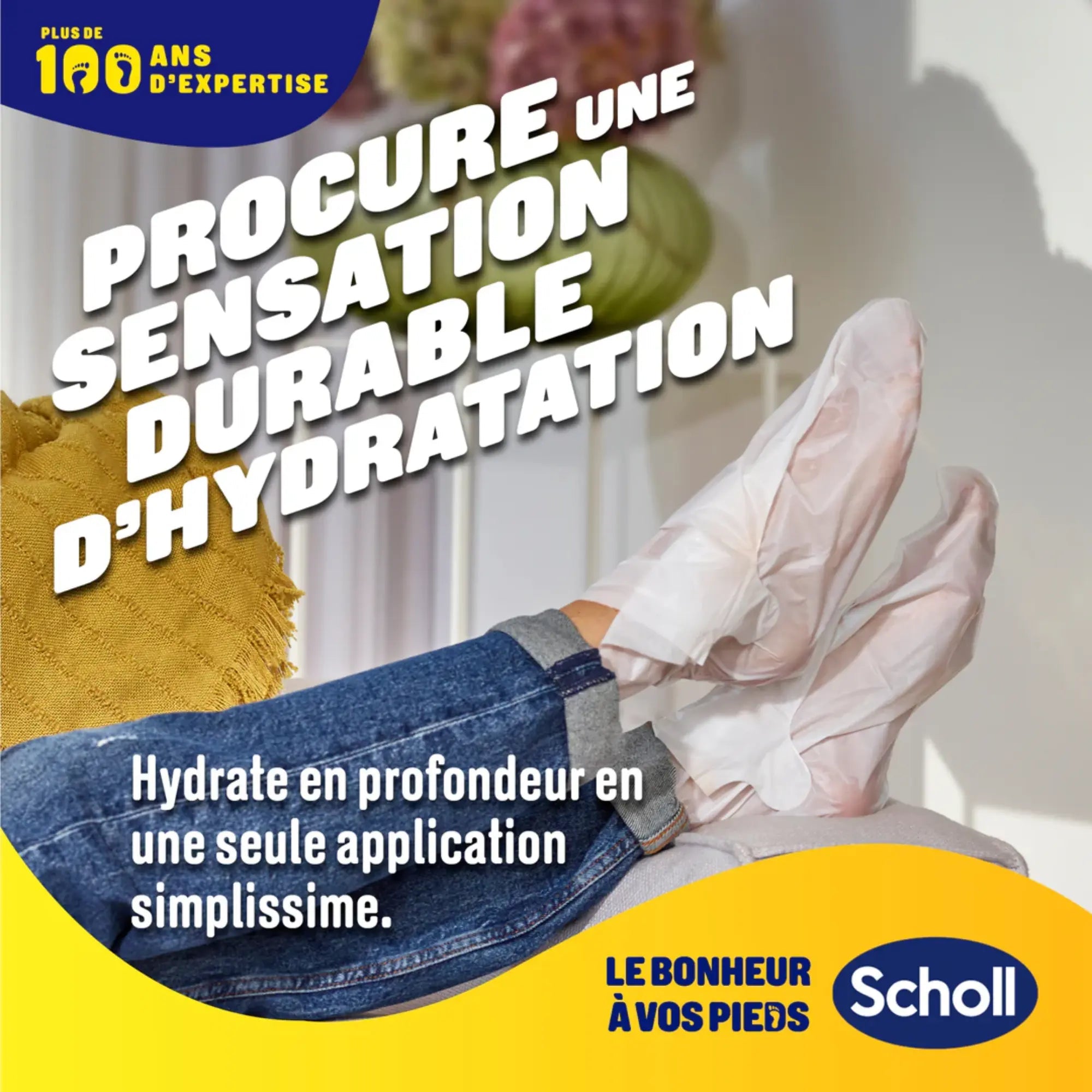 Masque Pieds Nourrissant - Urée 3% - Miel de Manuka - Scholl Scholl 