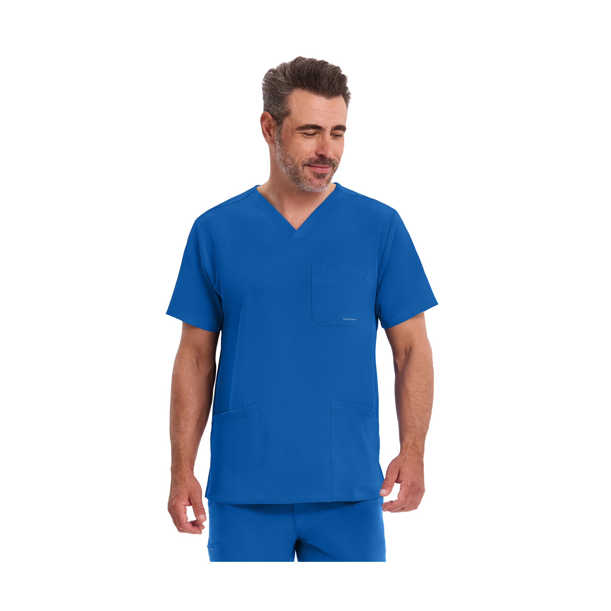 Mathew - Tunique médicale - Col V - Homme - Healing Hands Healing Hands  Bleu Roi / 3XL