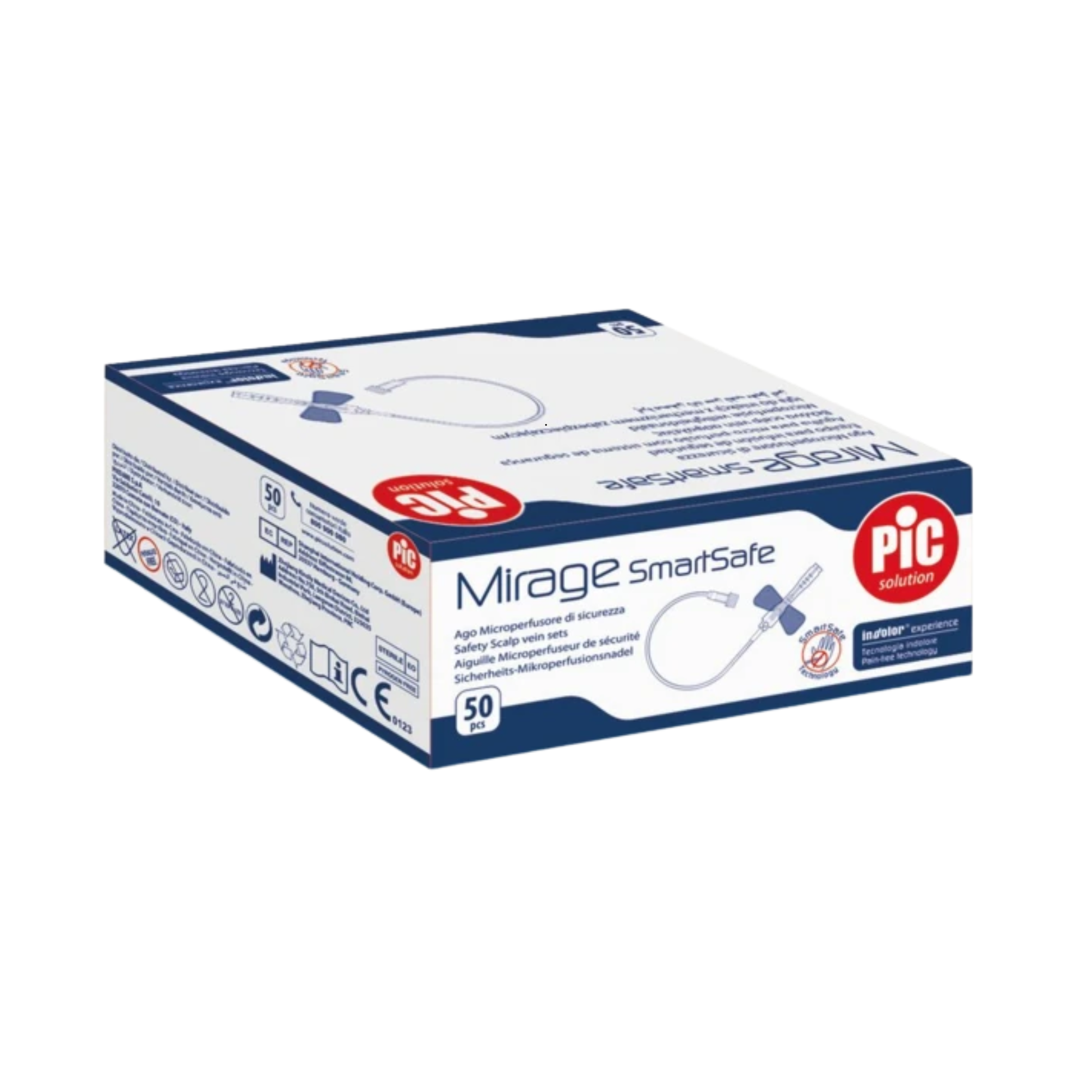 Microperfuseur Mirage Smartsafe -4 Gauges disponibles - Boîte de 50 - Pic Solution - My Médical