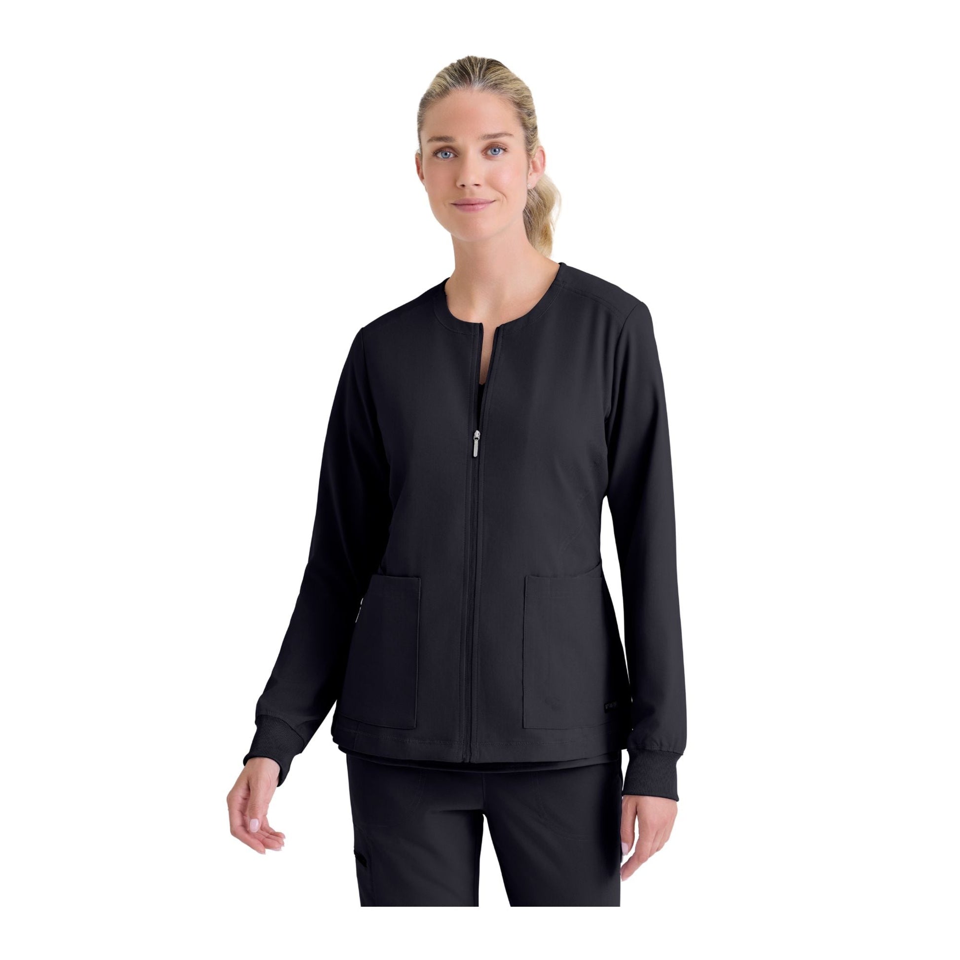 Mila - Veste médicale col rond - Femme - Grey's Anatomy Stretch Grey’s Anatomy 