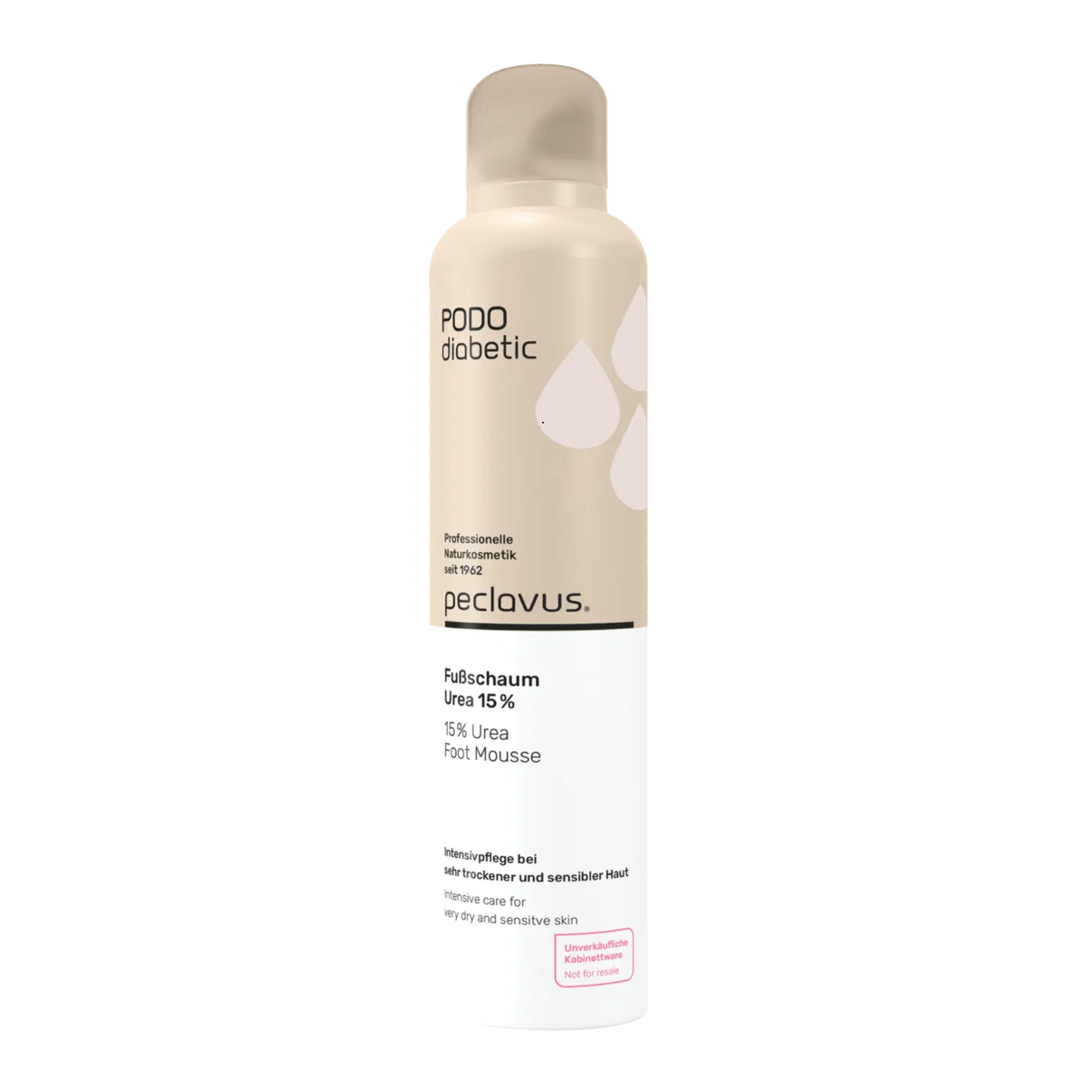 Mousse pour les pieds à 15 % d'urée pour peaux très sèches - Plusieurs formats - Peclavus Pododiabetic - My Médical