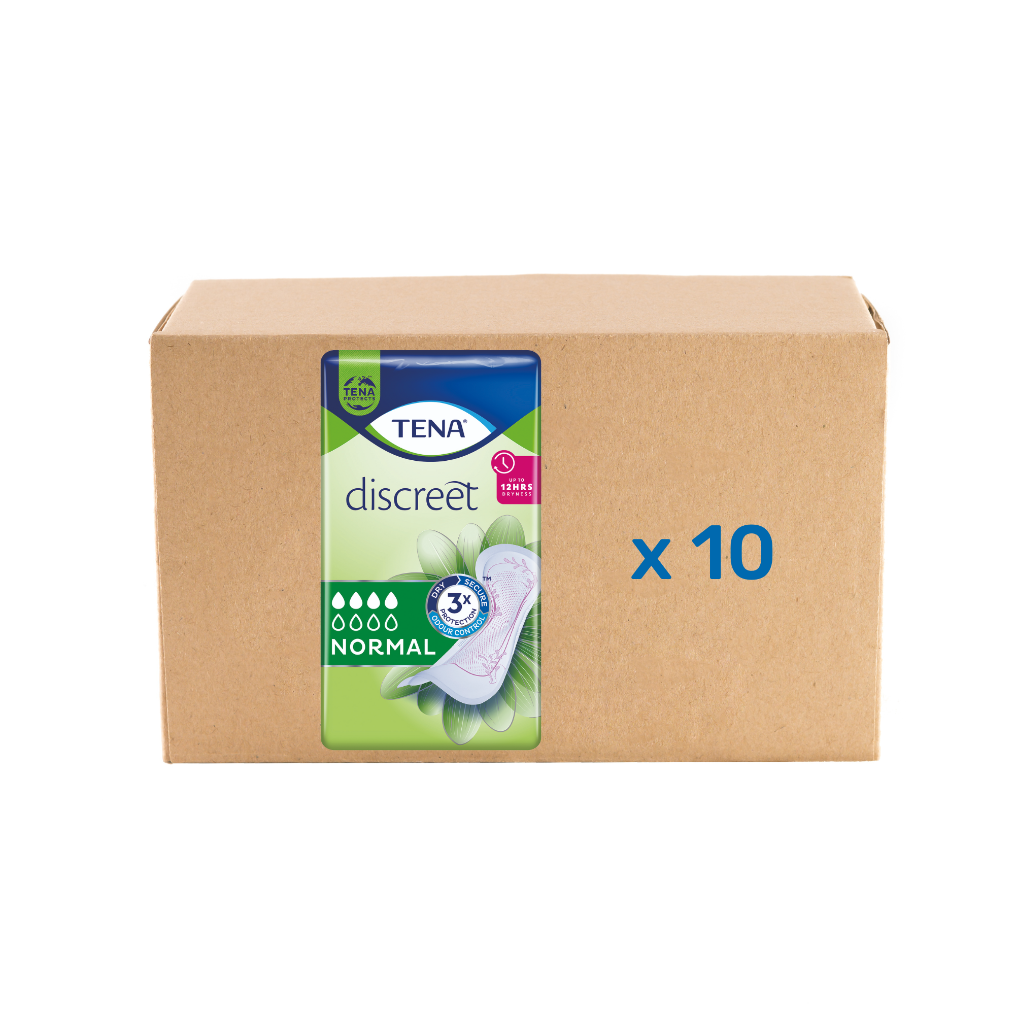 Discreet Protection Normal - 3 drops - carton 12x24U - Tena