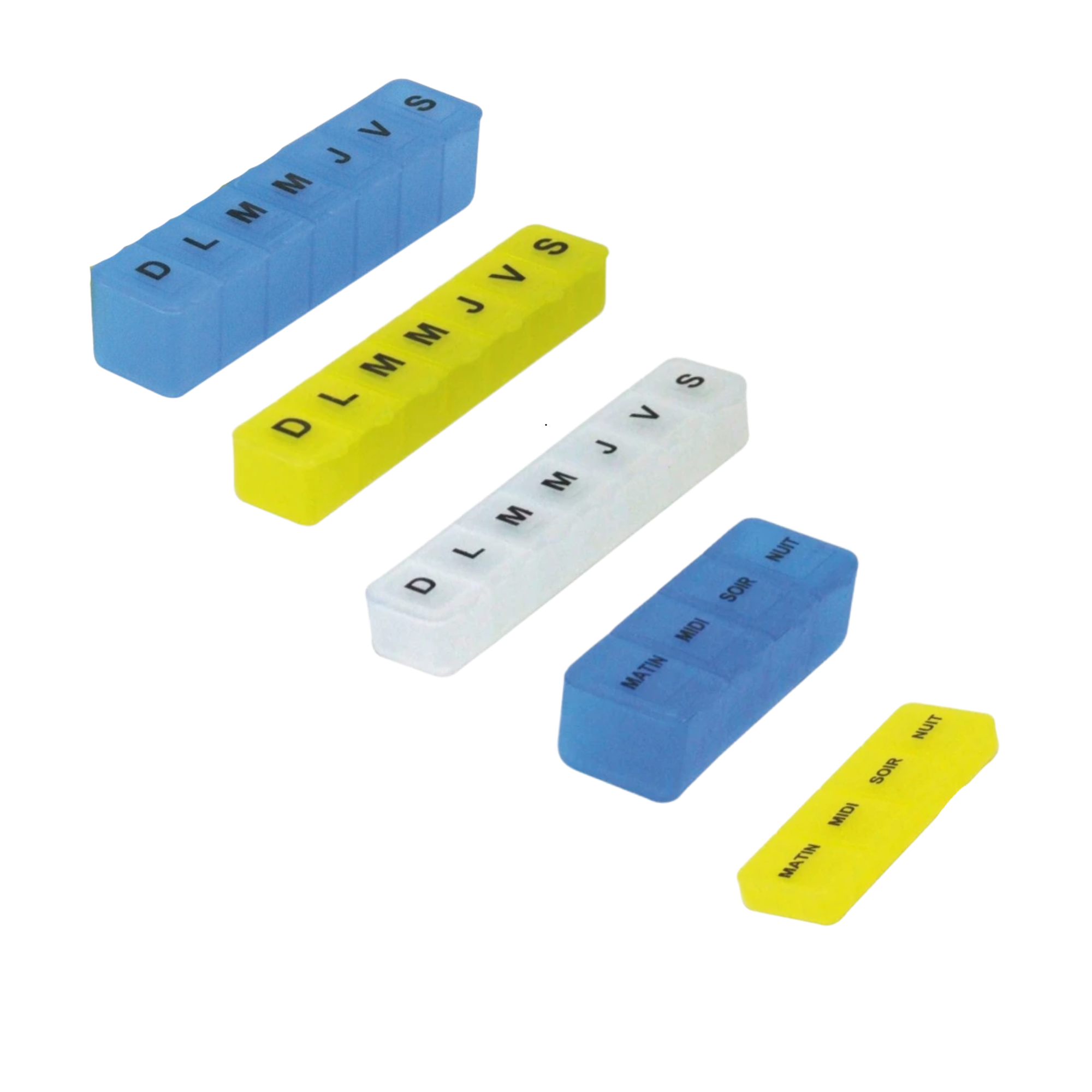 Pilulier Journalier et Hebdomadaire Dolcimo Pocket - Praticima - My Médical