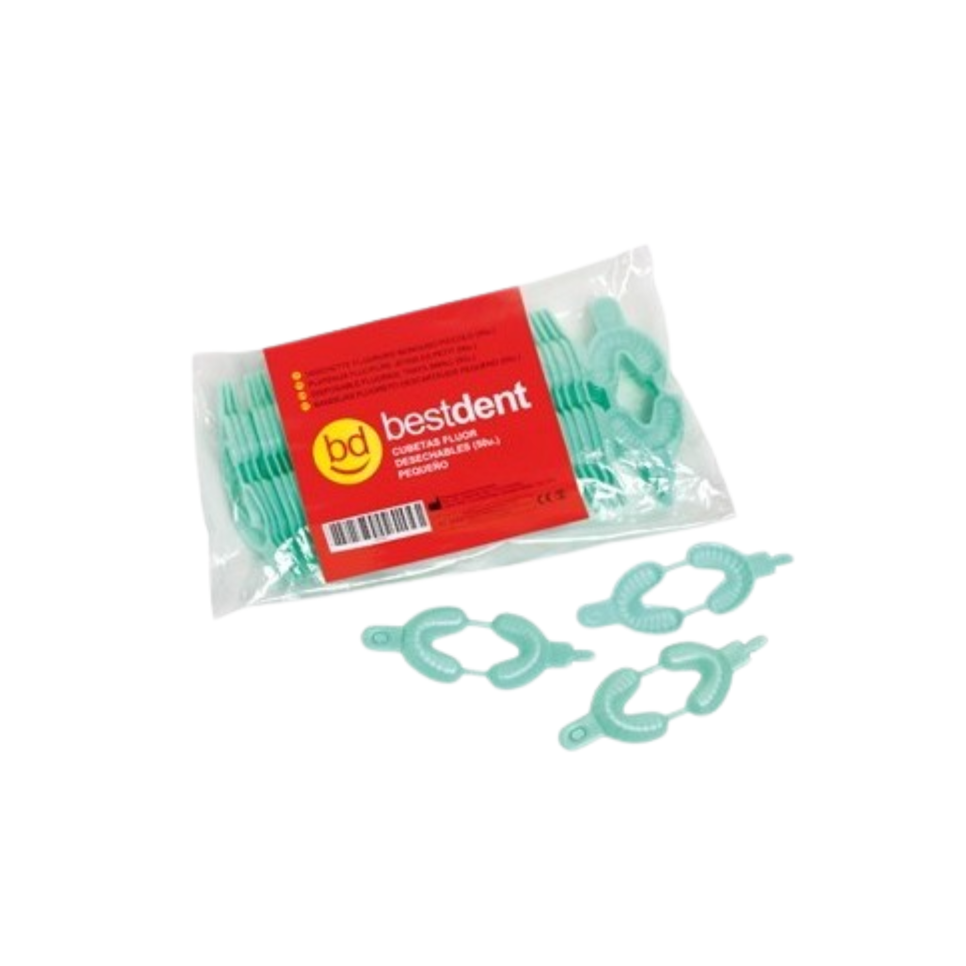 Porte-Empreintes pour Fluor - 50 unités - Plusieurs tailles - Bestdent - My Médical