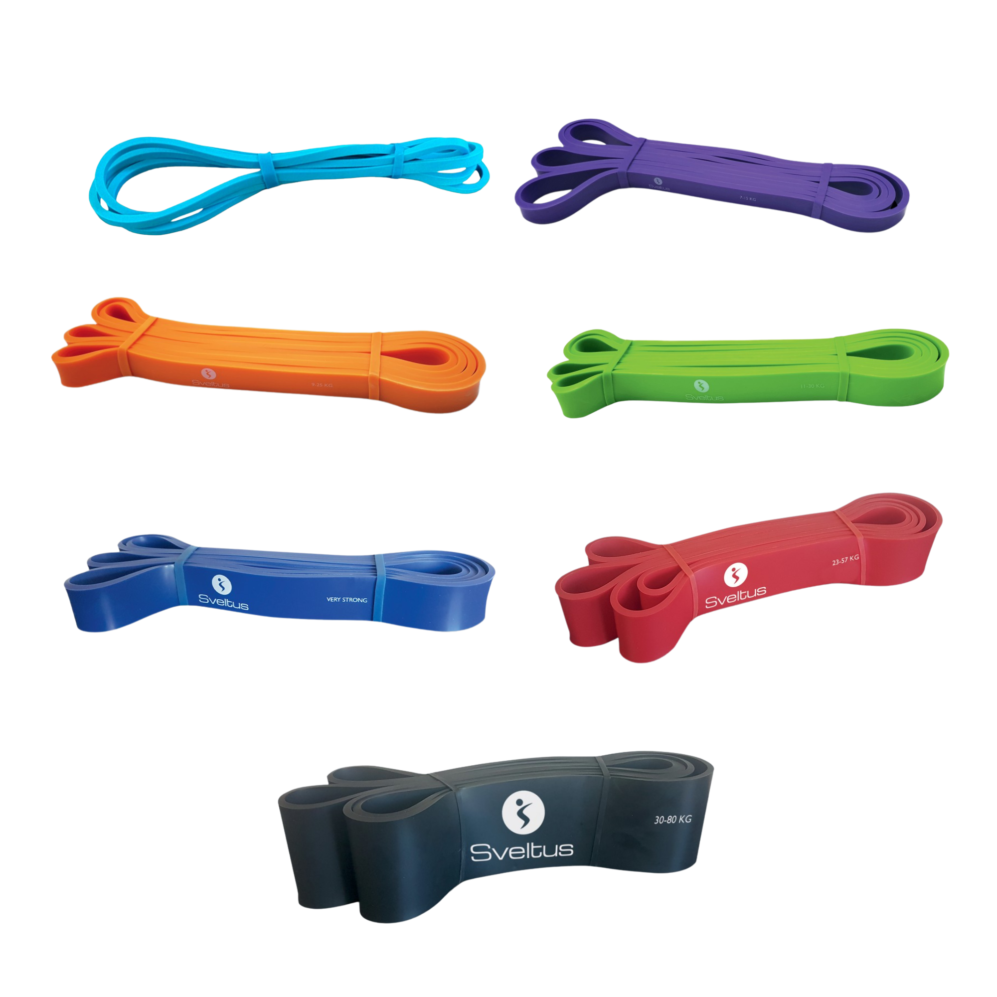 Bandas de potencia - 103 cm - 3/80 kg - Sveltus