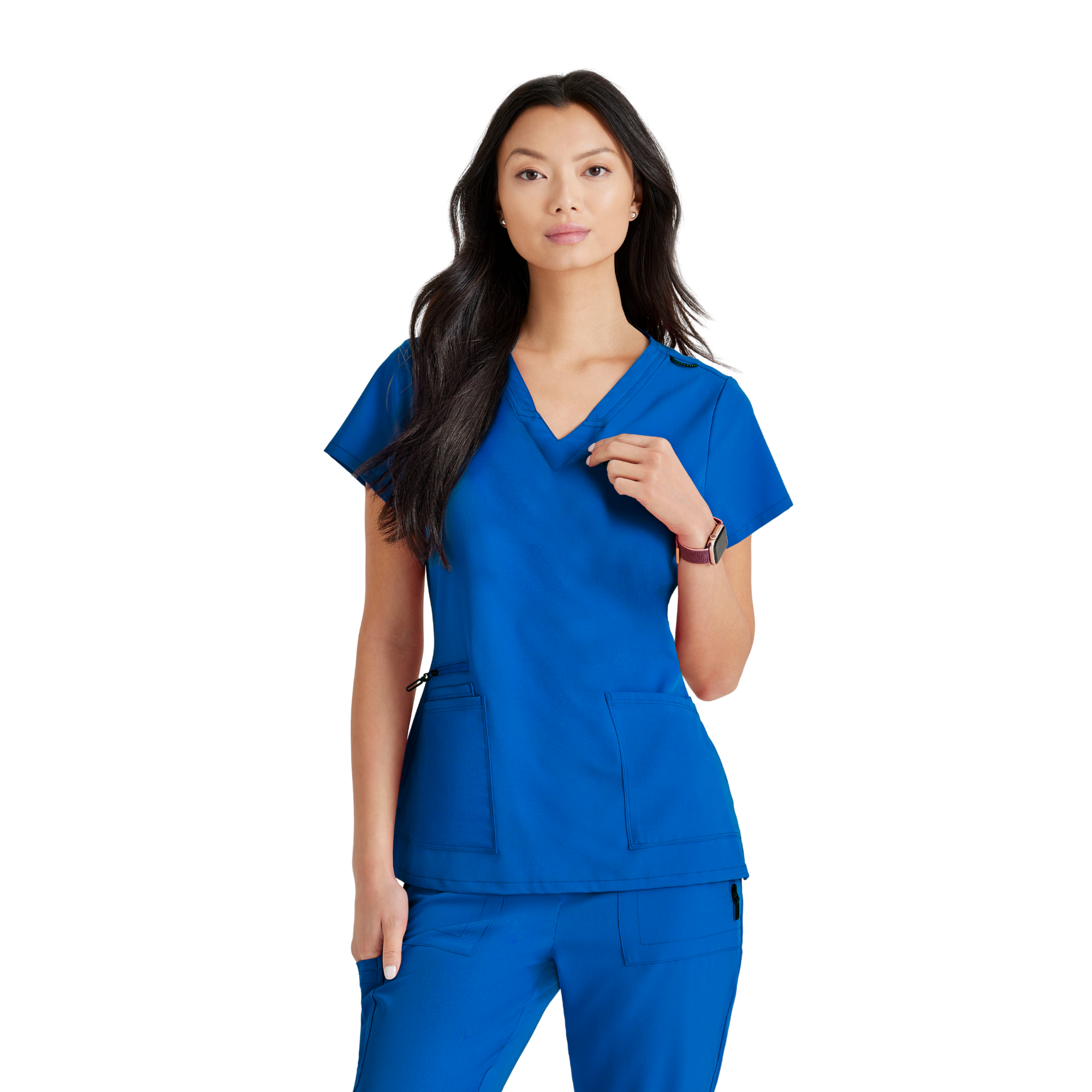 Purpose Top - Haut médical confortable et polyvalent - Col V - Femme - Barco Unify BARCO UNIFY