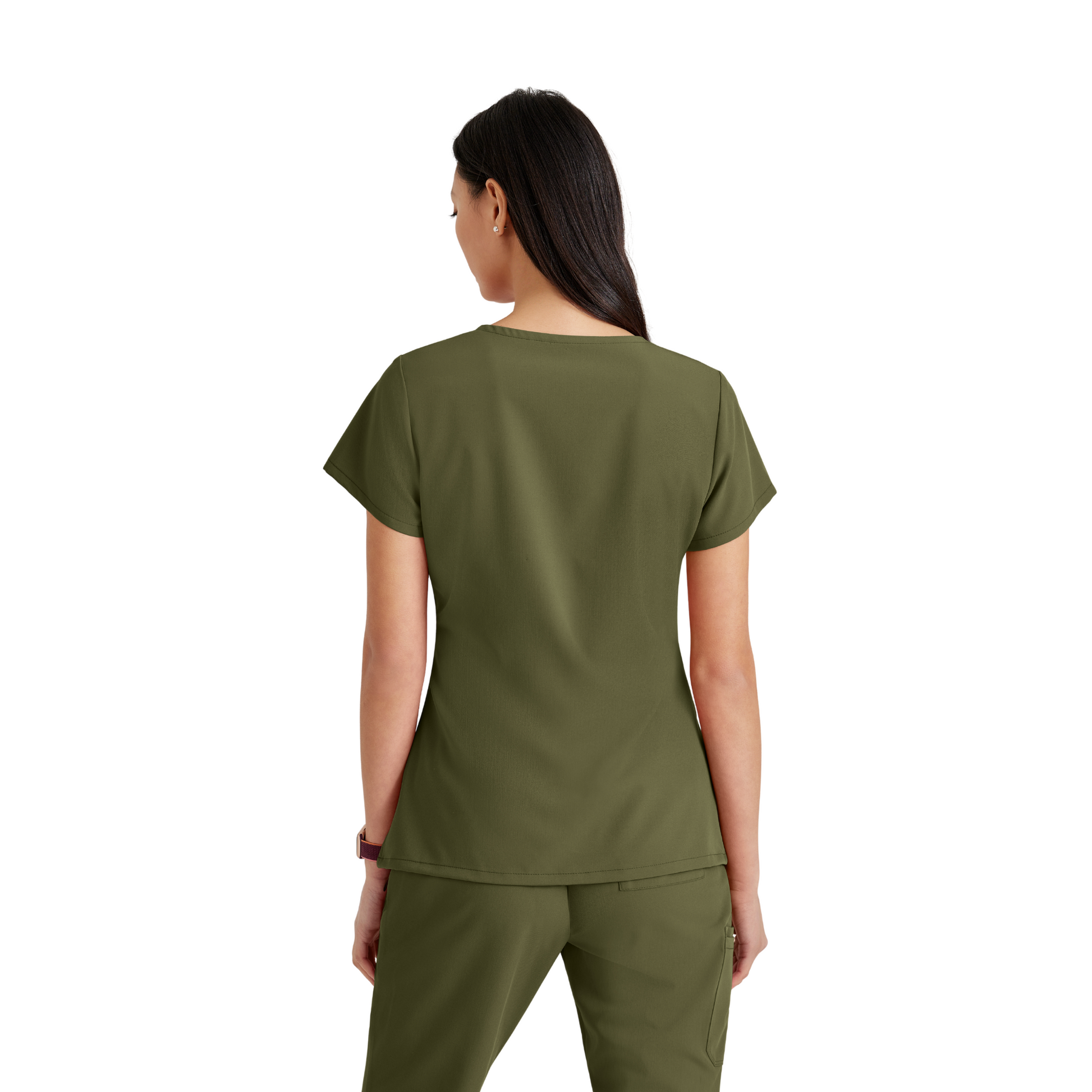 Purpose Top - Haut médical confortable et polyvalent - Col V - Femme - Barco Unify BARCO UNIFY