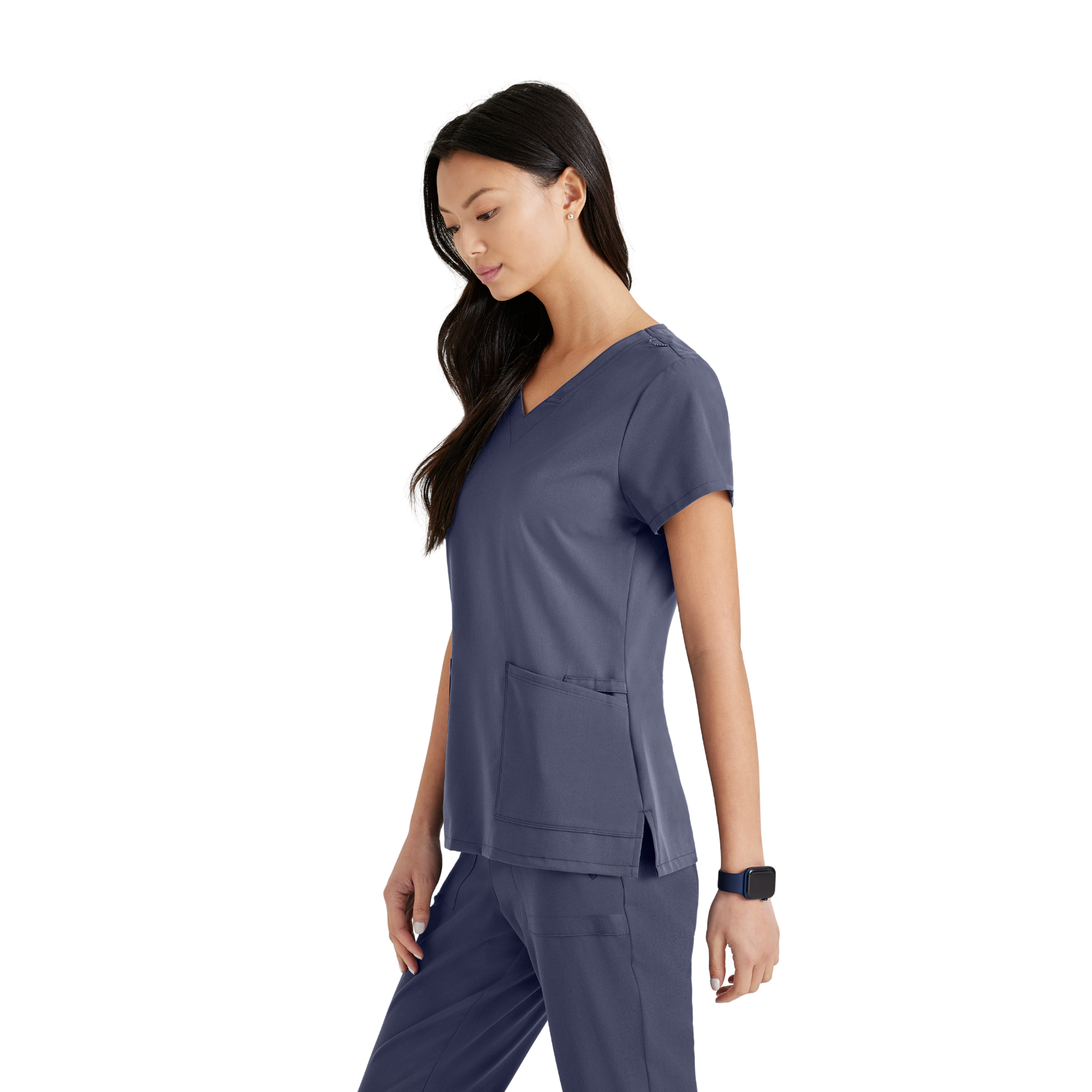 Purpose Top - Haut médical confortable et polyvalent - Col V - Femme - Barco Unify BARCO UNIFY