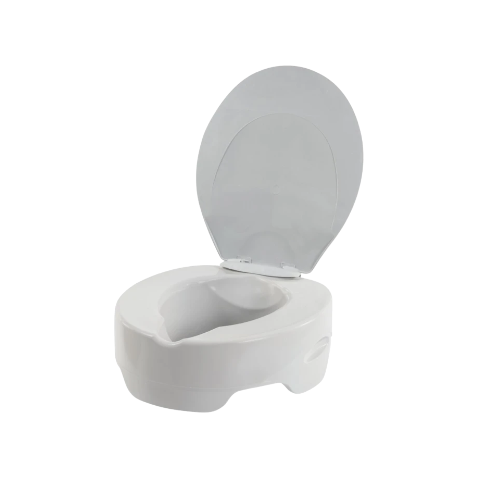 Foam toilet seat riser with lid - Joleti