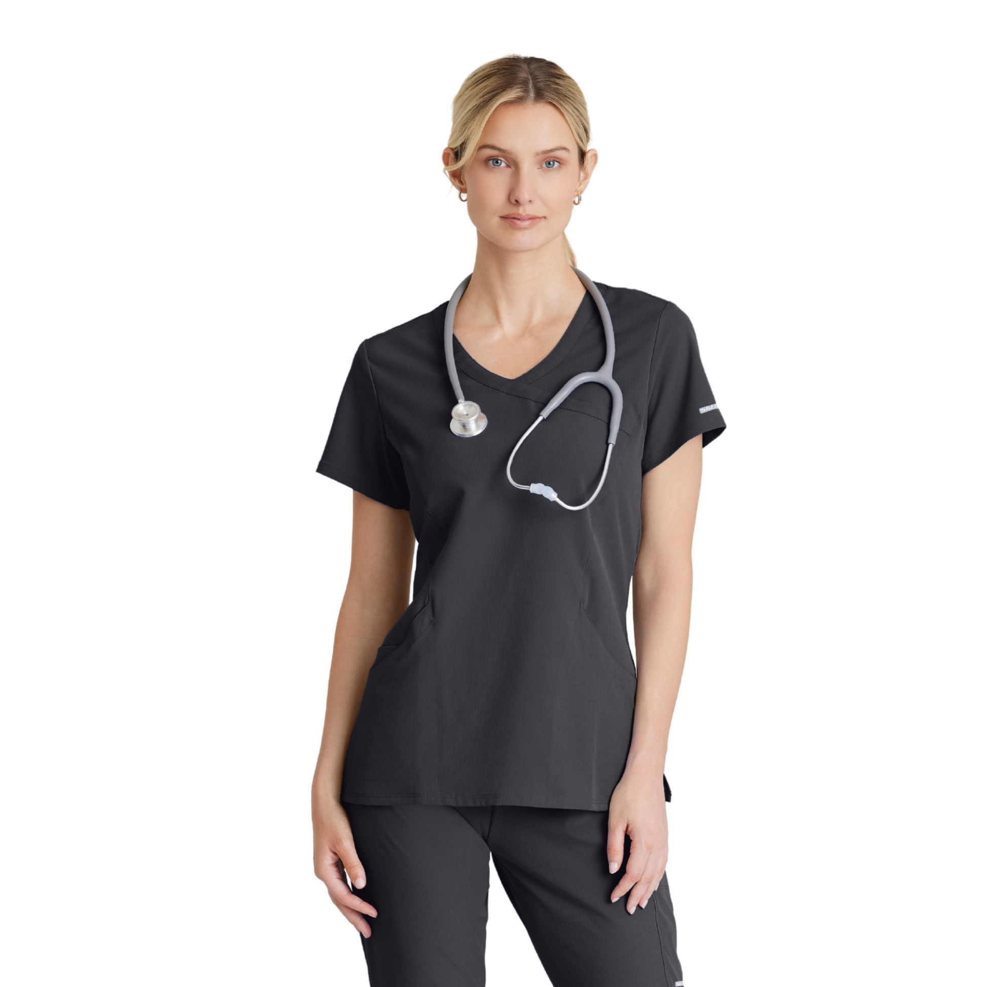 Reliance Top - Haut médical avec col croisé - Femme - Skechers SKECHERS