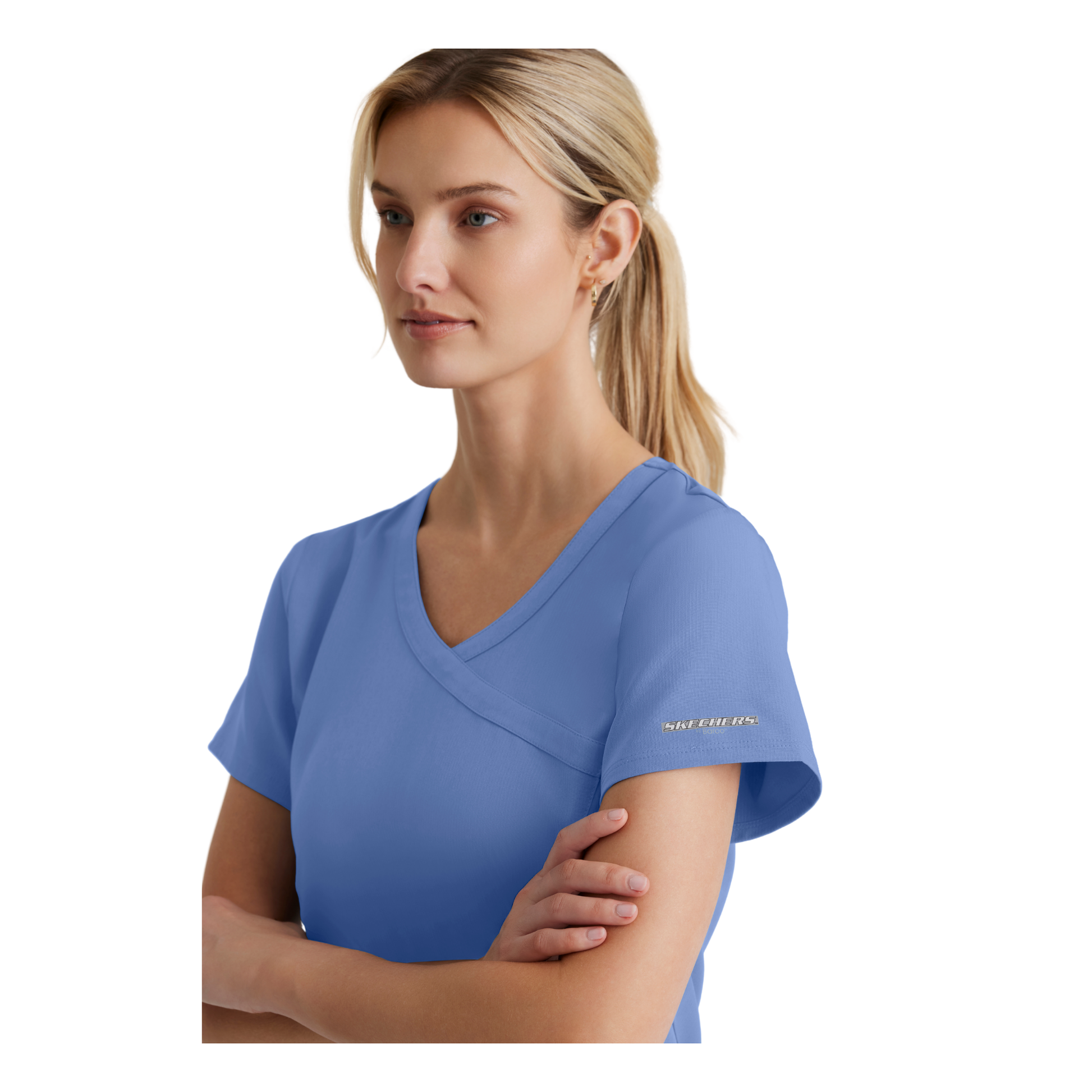 Reliance Top - Haut médical avec col croisé - Femme - Skechers SKECHERS