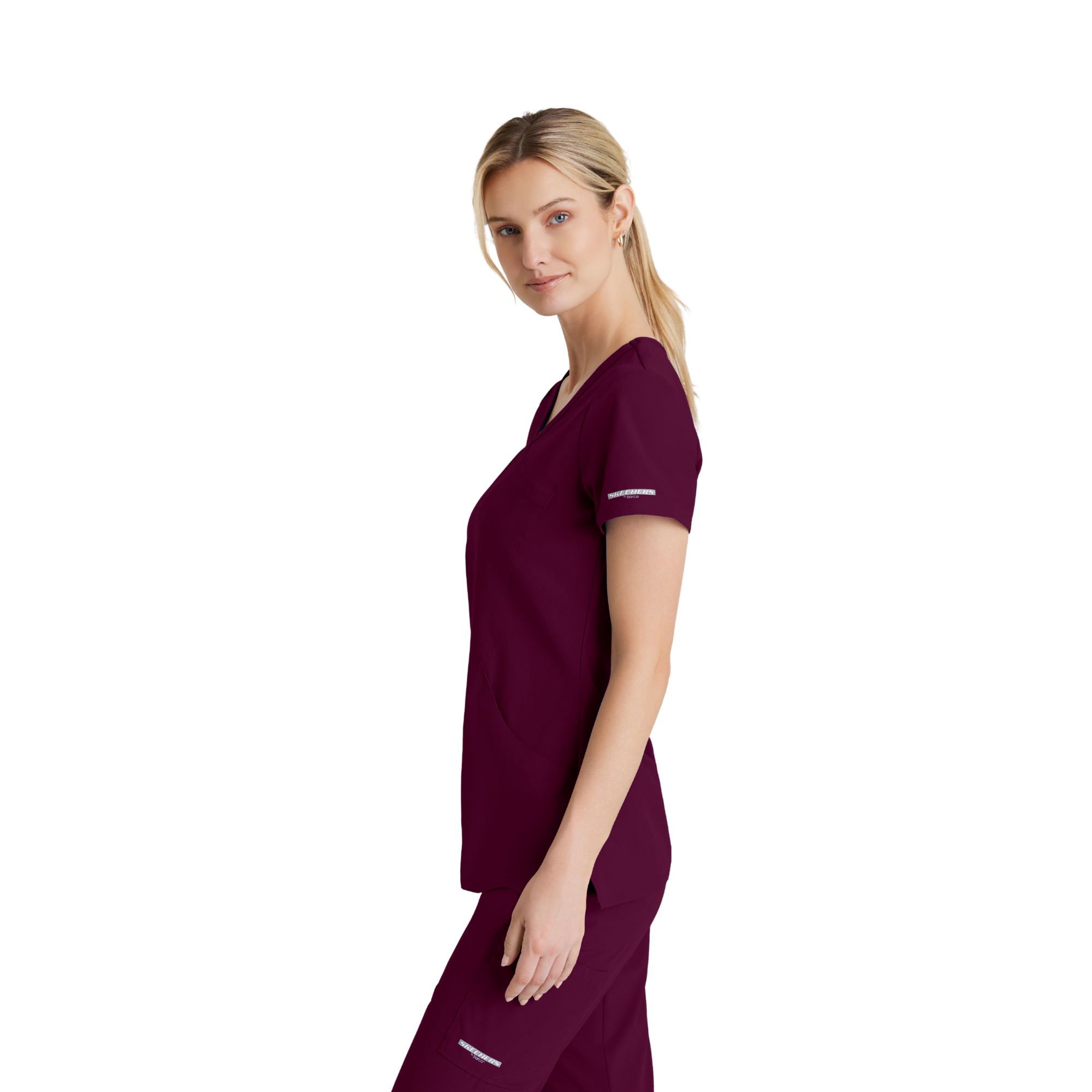 Reliance Top - Haut médical avec col croisé - Femme - Skechers SKECHERS