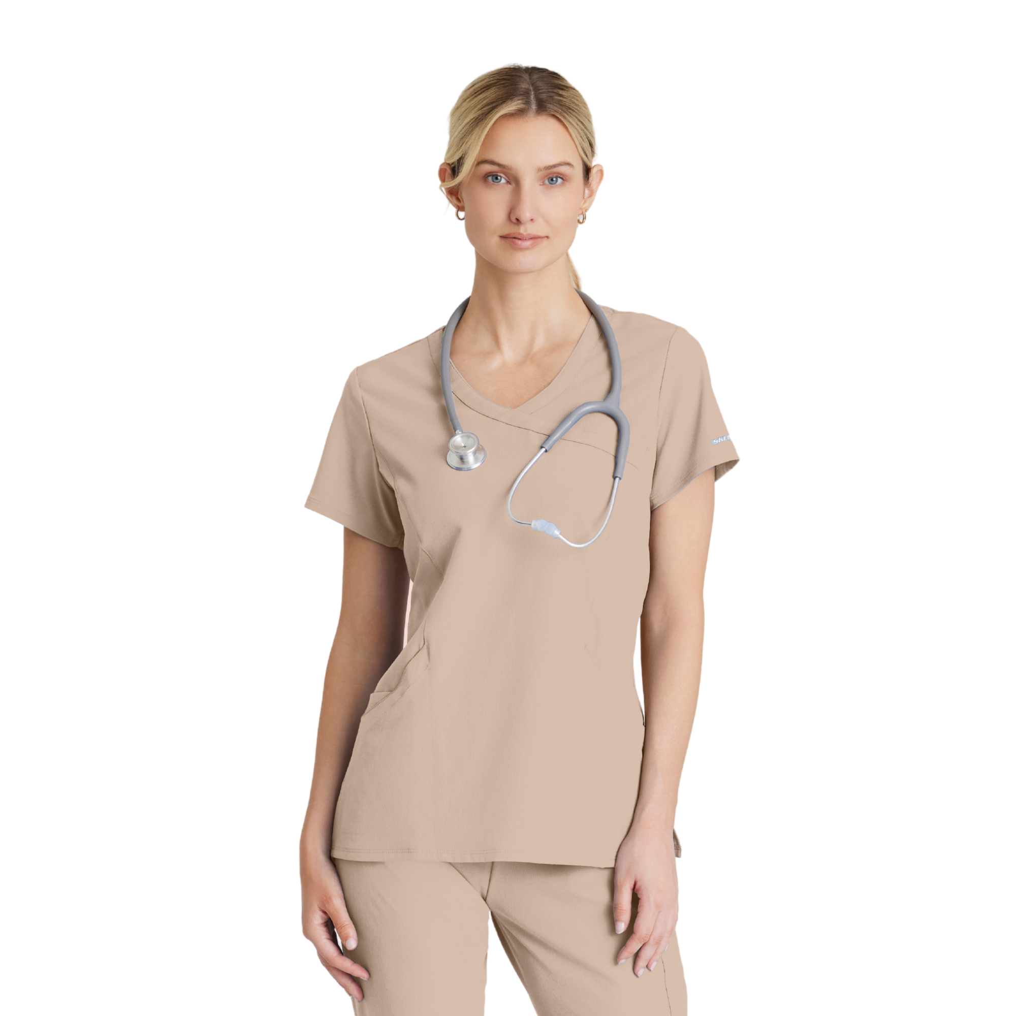 Reliance Top - Haut médical avec col croisé - Femme - Skechers SKECHERS