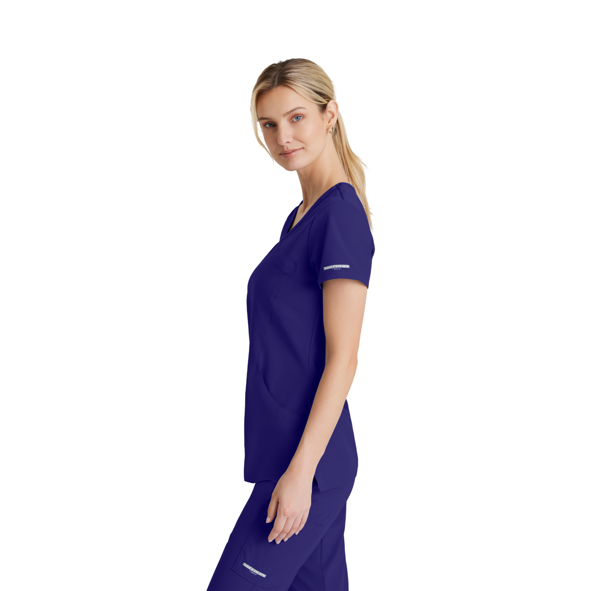 Reliance Top - Haut médical avec col croisé - Femme - Skechers SKECHERS