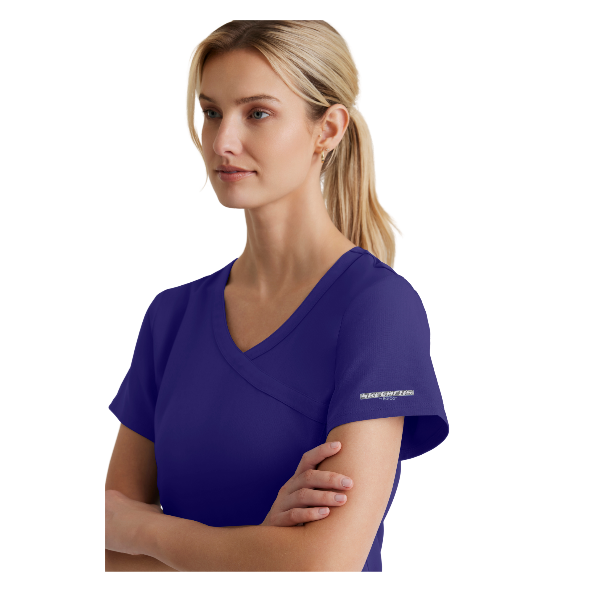 Reliance Top - Haut médical avec col croisé - Femme - Skechers SKECHERS