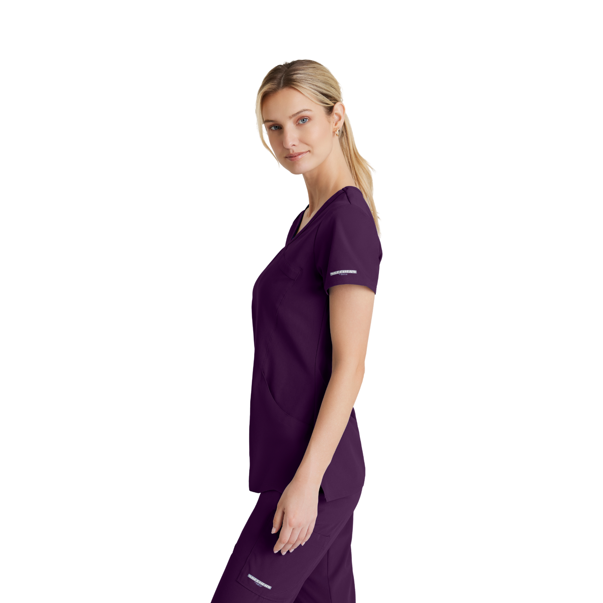 Reliance Top - Haut médical avec col croisé - Femme - Skechers SKECHERS