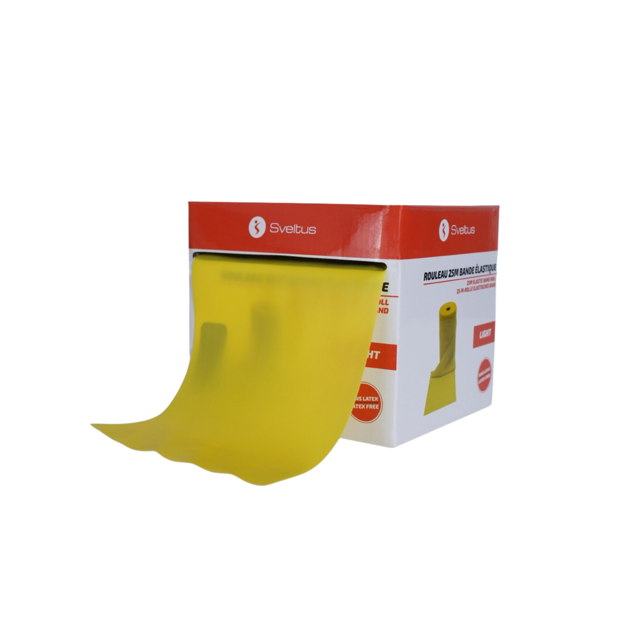 Rouleau Bande Élastique TPE/TPR - 25 m - Sveltus