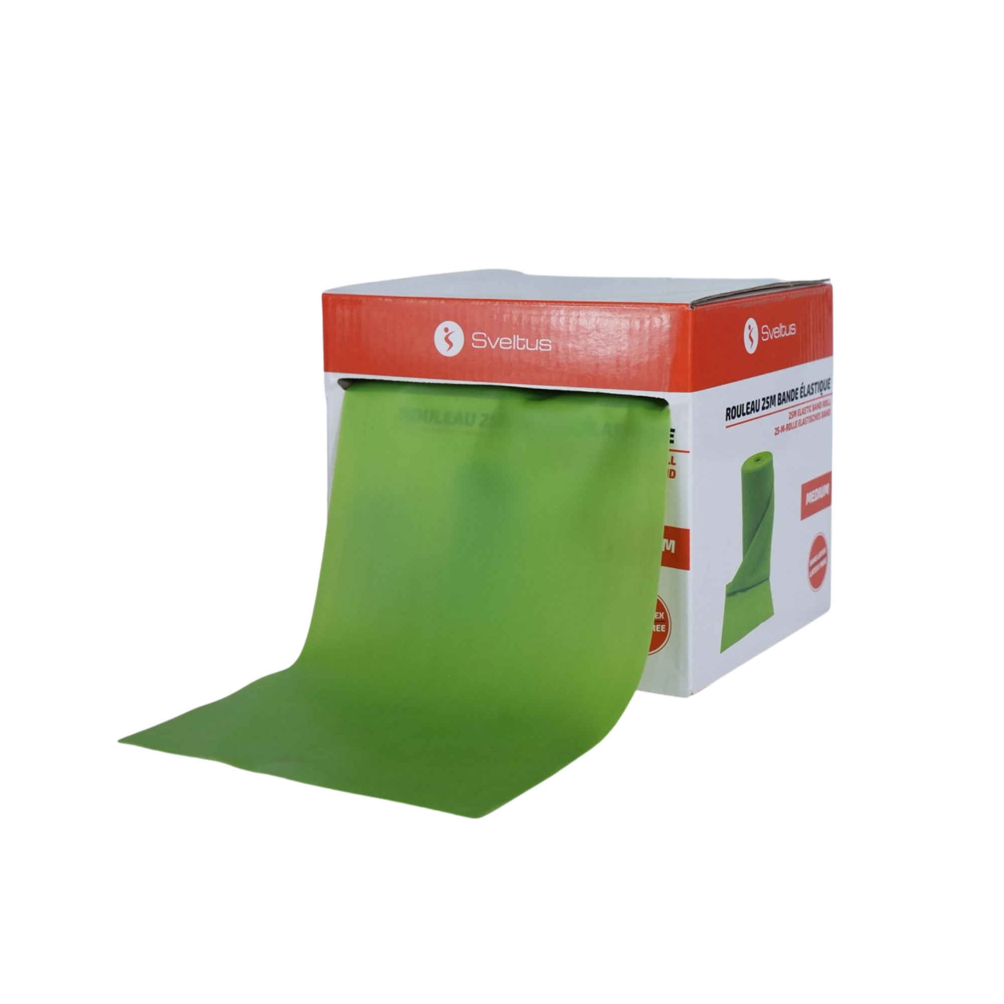 Rouleau Bande Élastique TPE/TPR - 25 m - Sveltus