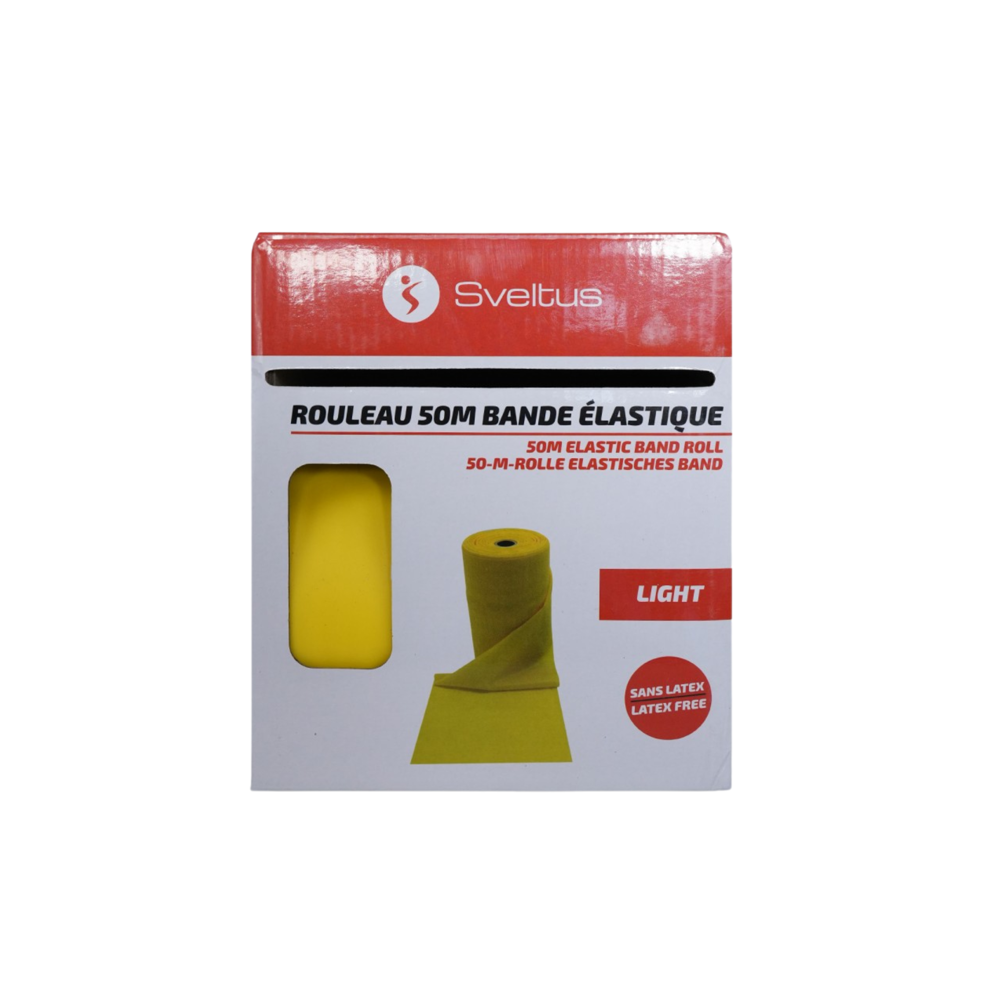 Rollo de banda elástica TPE/TPR - 50 m - Sveltus