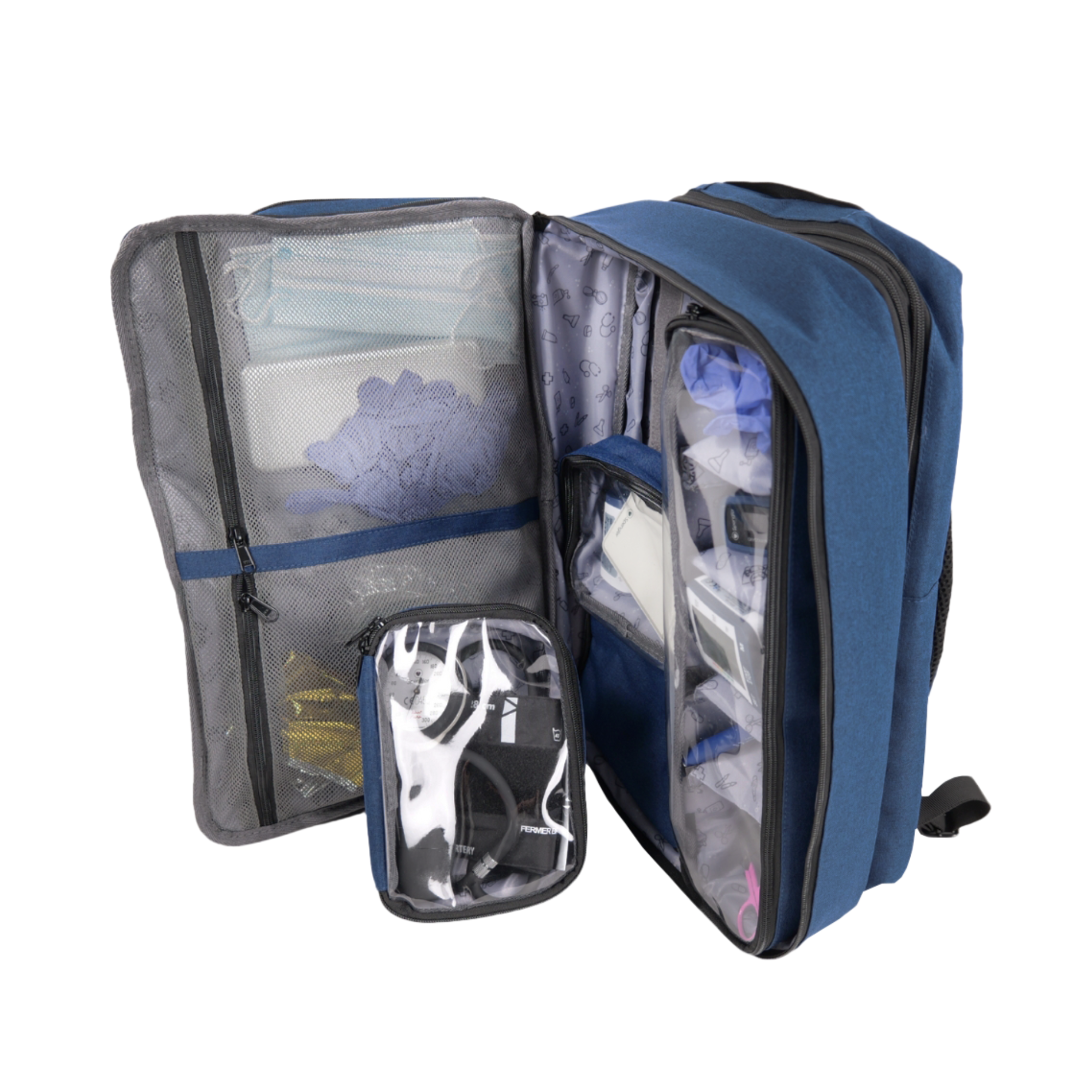 OUESSANT Convertible Medical Backpack - Navy / Black