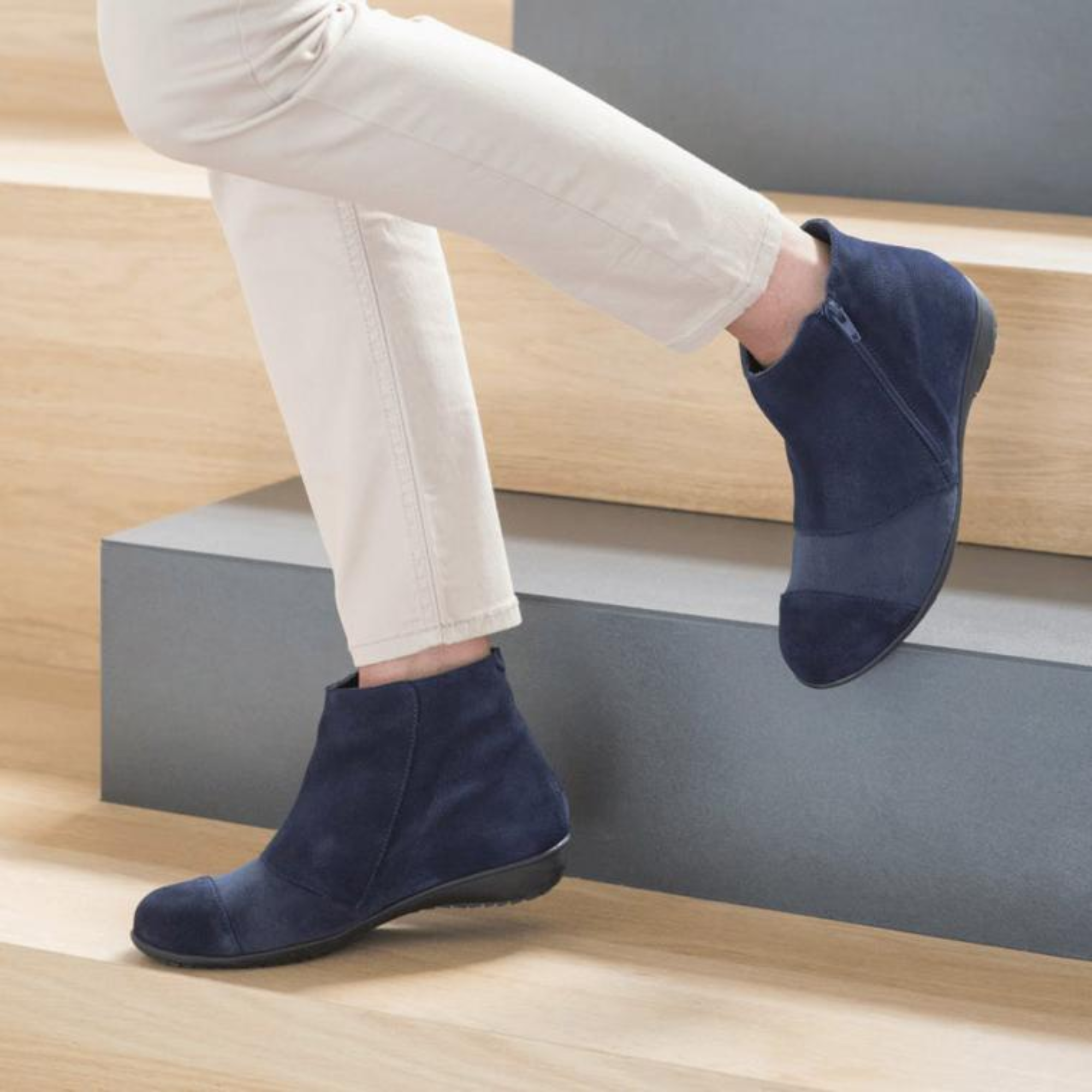 Botines de mujer Caméléa HV - 2 colores - Hallux Valgus - Gibaud