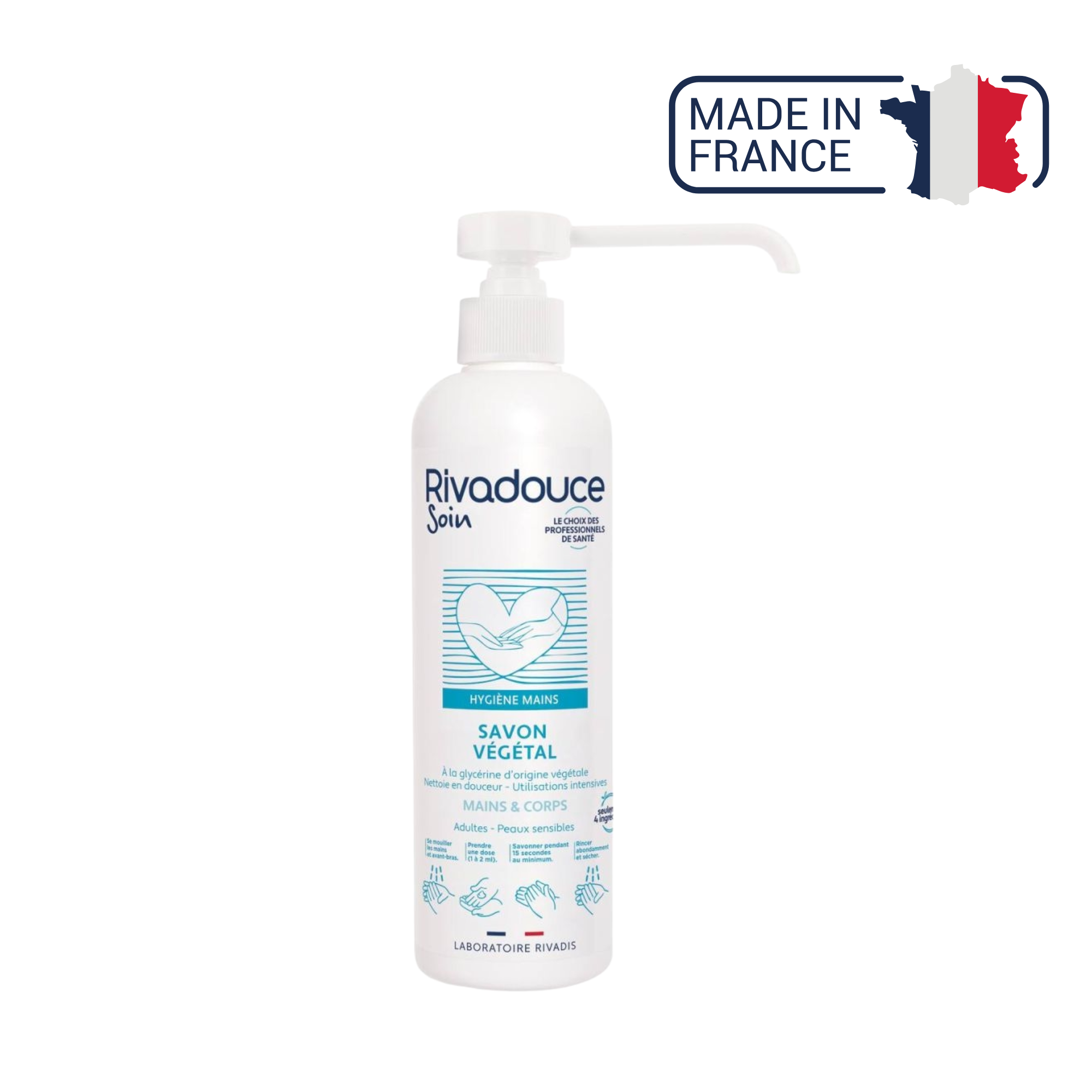 Savon Végétal - 2 contenances - Rivadouce