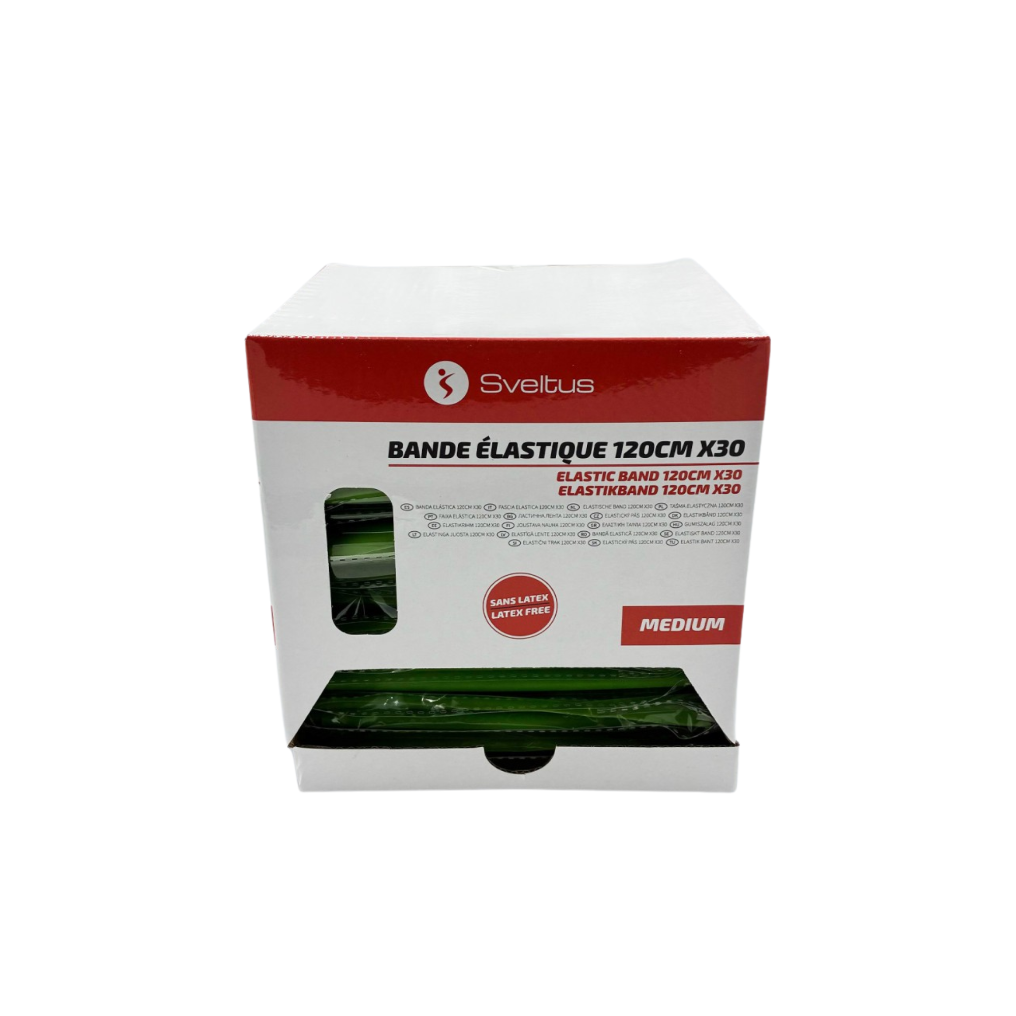 Set 30 Bandes Élastiques TPE - 120 cm - Sveltus - My Médical