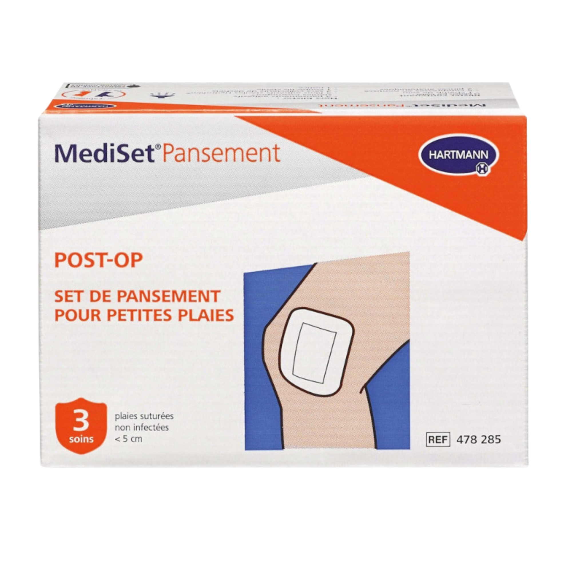 MEDISET Set postoperatorio para heridas pequeñas