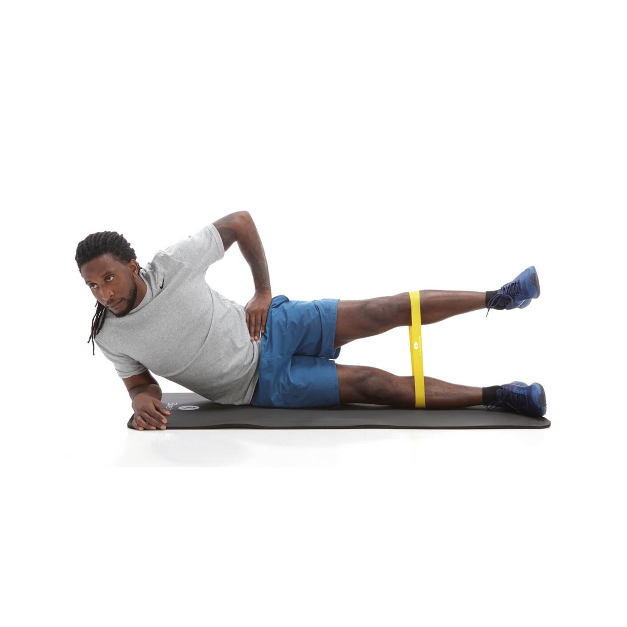 Set of 4 Aerobic Latex Bands - 25 cm - 9/22 kg - Sveltus