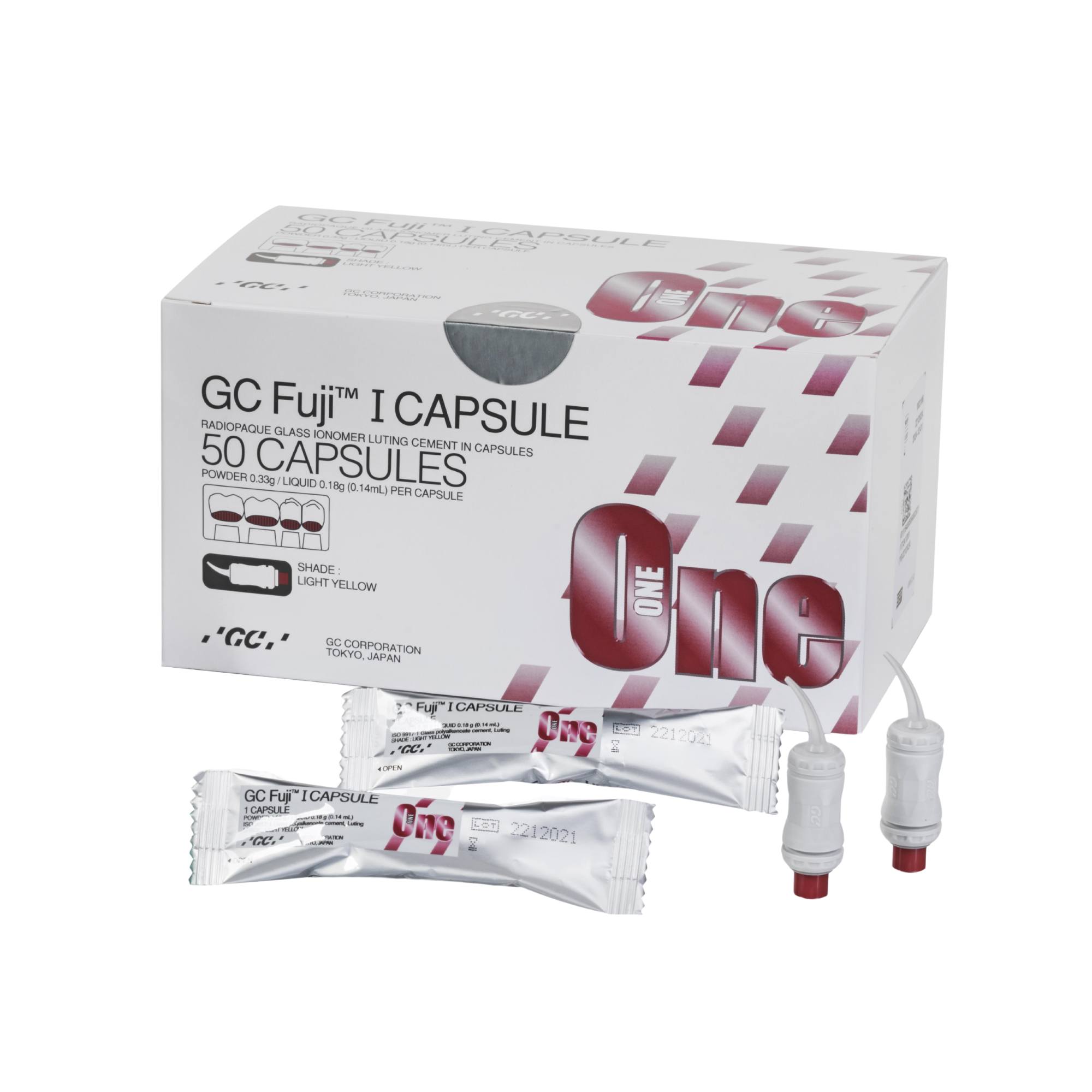 Ciment de scellement Fuji I - 50 Capsules - GC