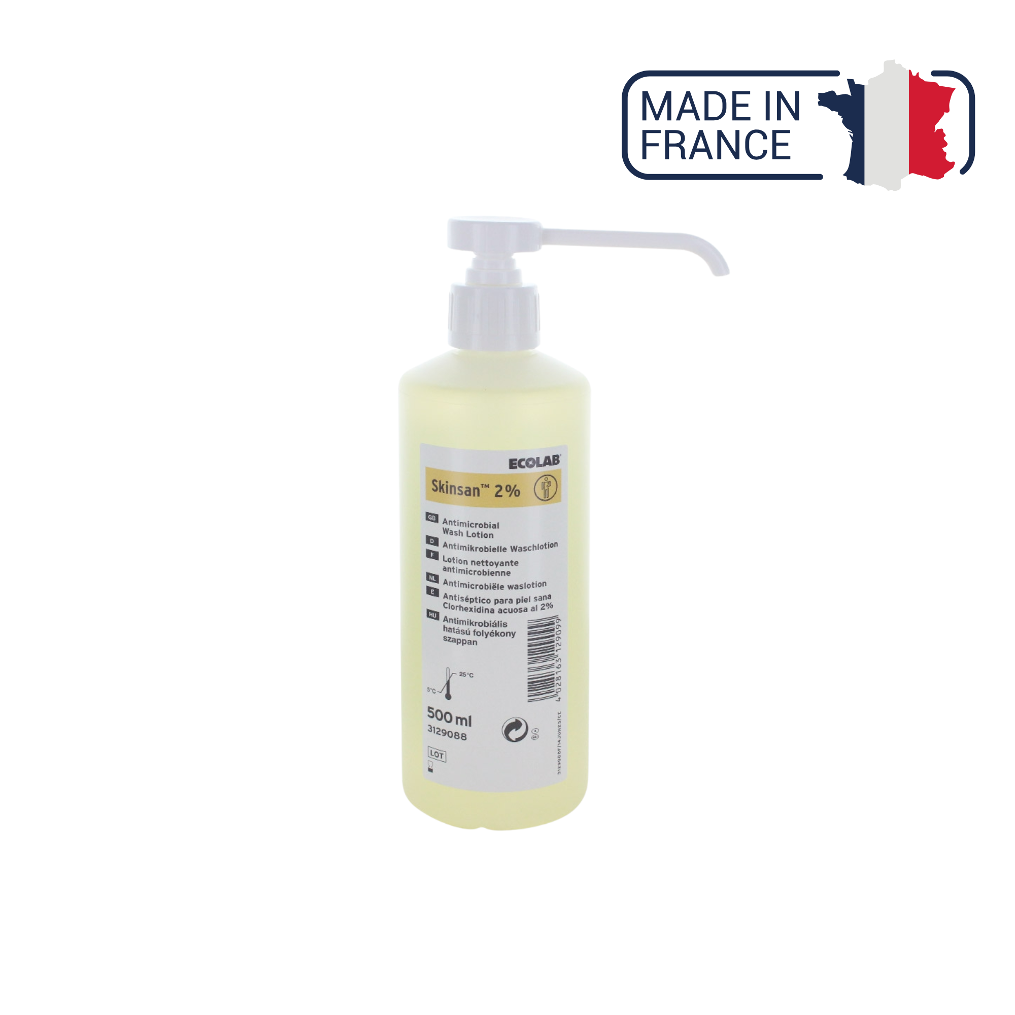 Skinsan 2% savon antiseptique - Différentes tailles - Anios Anios 