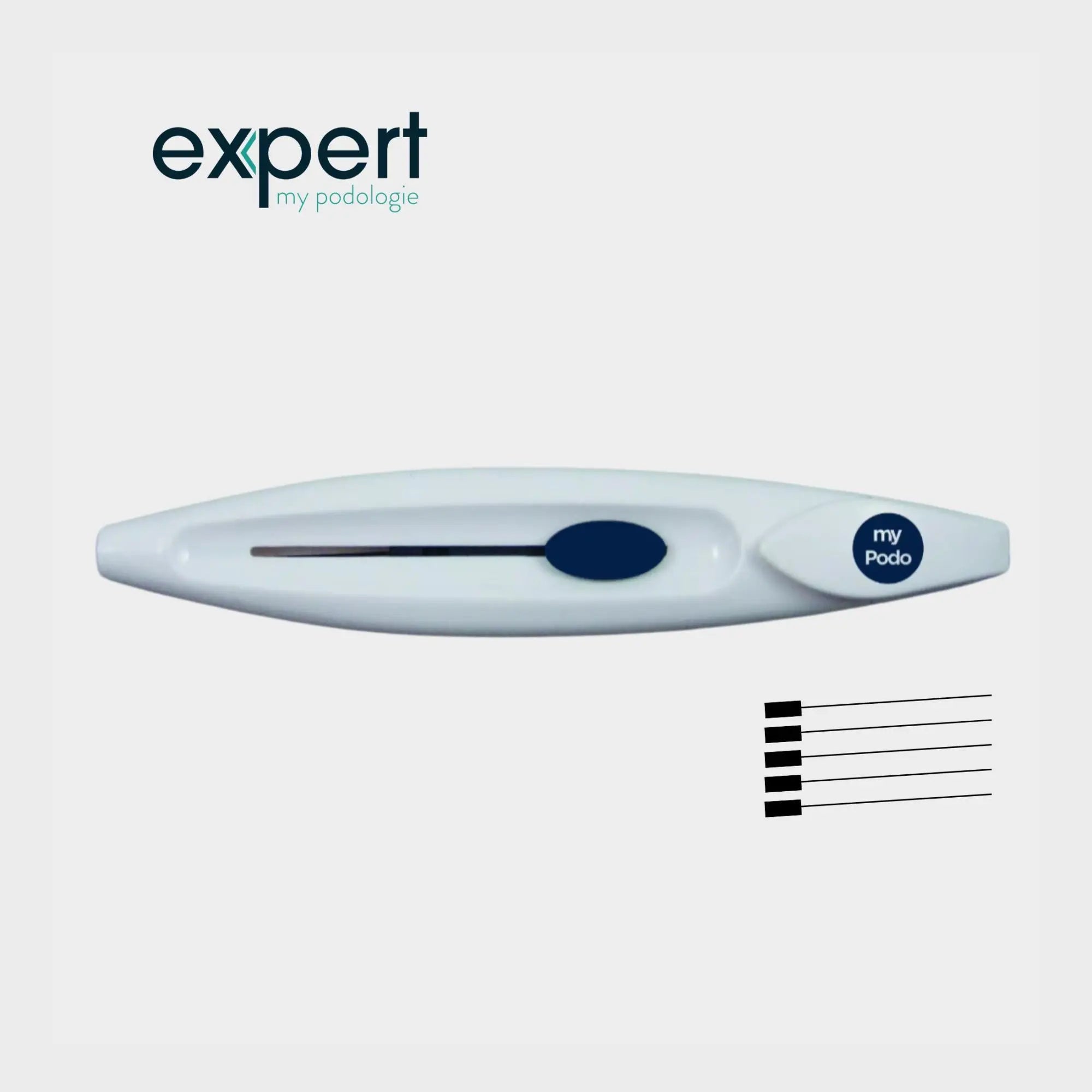 Aguja de monofilamento ajustable con 5 monofilamentos de repuesto - Expert de My Podologie