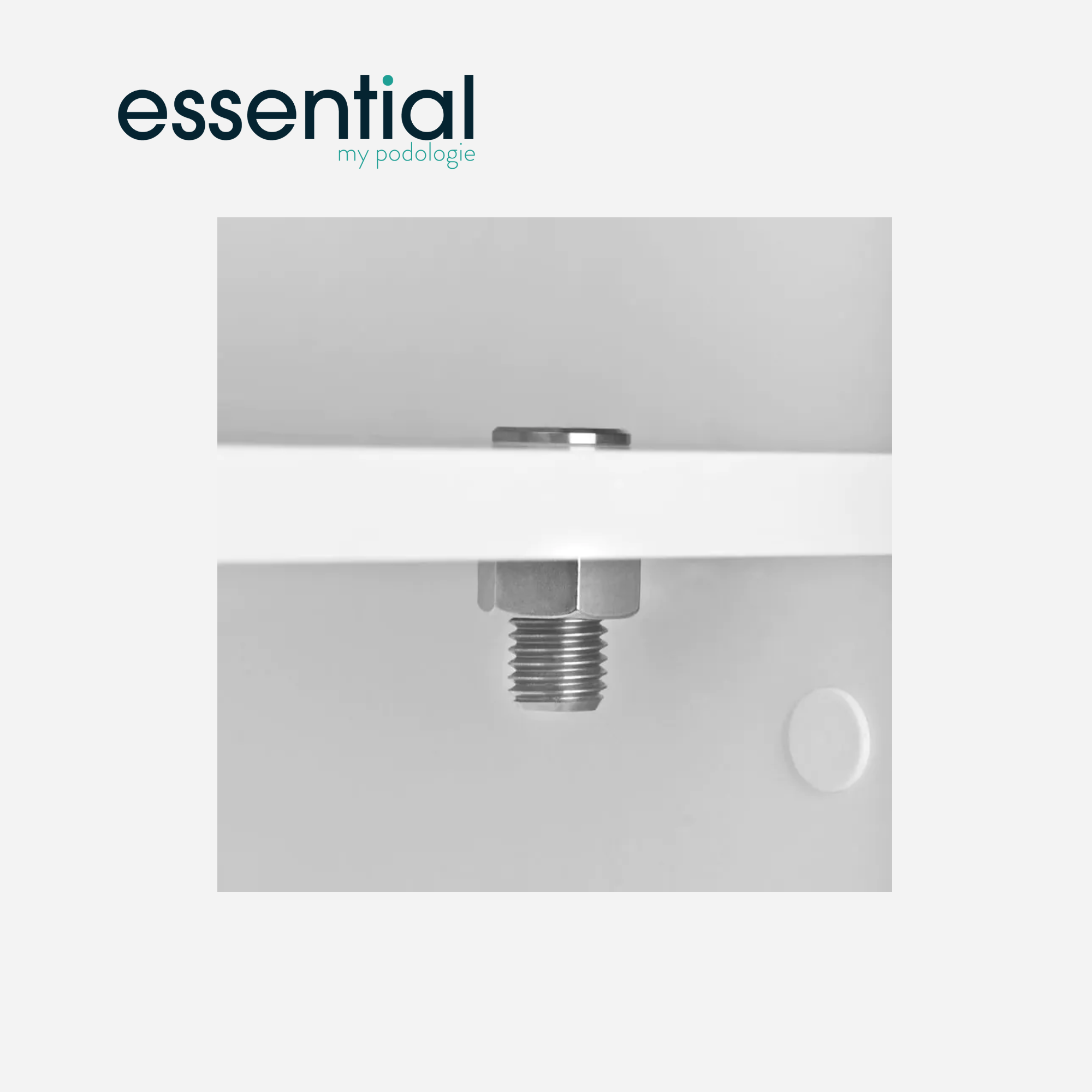 Support de Lampe loupe tubulaire en inox - Essential by My Podologie