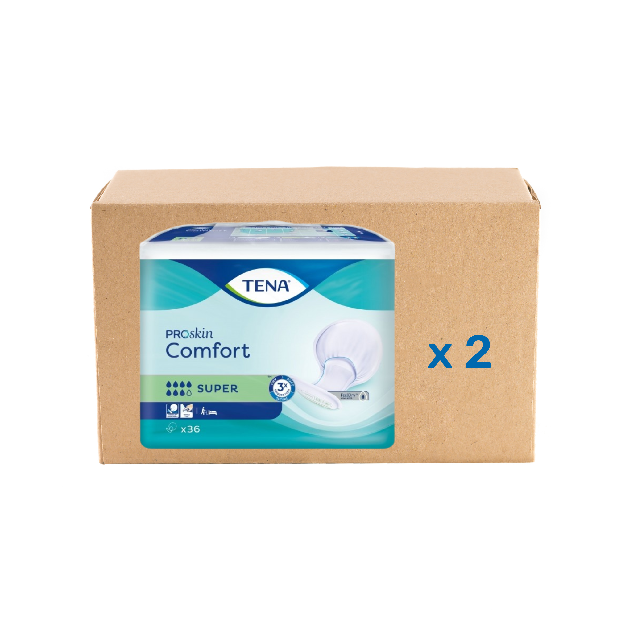 Protección anatómica Tena Comfort ProSkin - 6 modelos - Tena