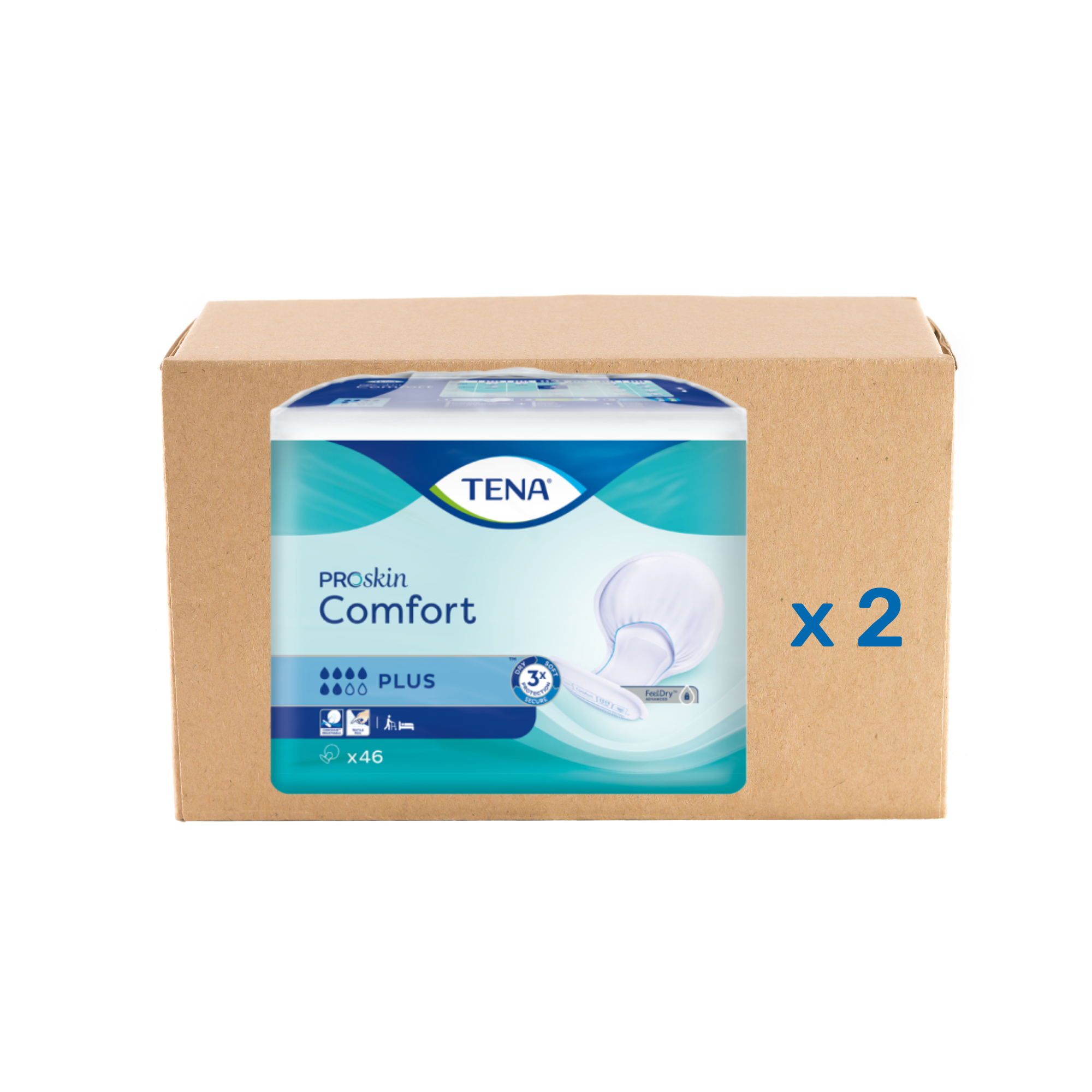 Protección anatómica Tena Comfort ProSkin - 6 modelos - Tena