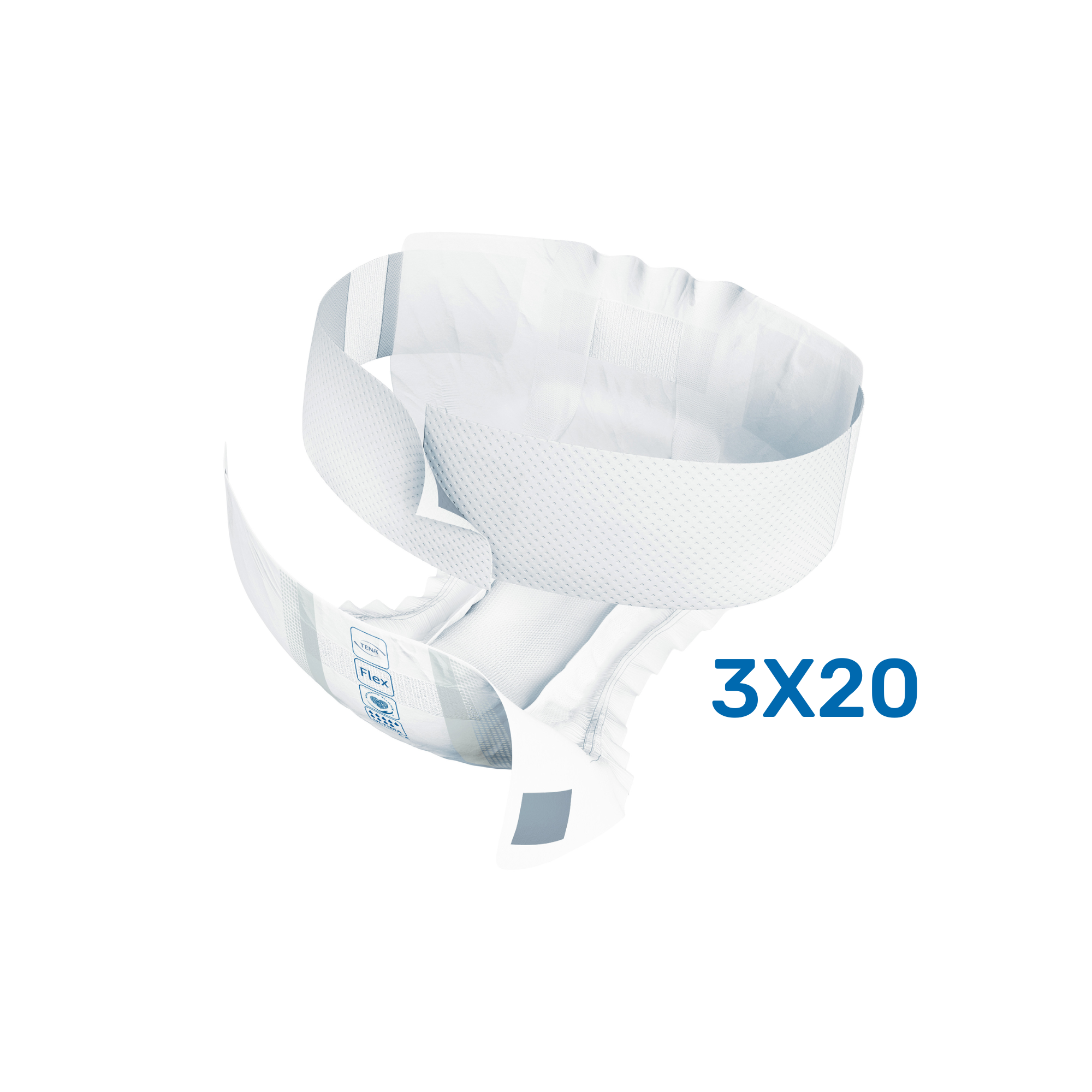 Pack 3x20/17U Cambio Tena Flex Proskin - Ultima 9 gotas - 4 tamaños - Tena