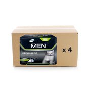 Pack 4x12/10U Protection Men Premium Fit - Nivel 4 - 6 gotas - 2 tallas - Tena
