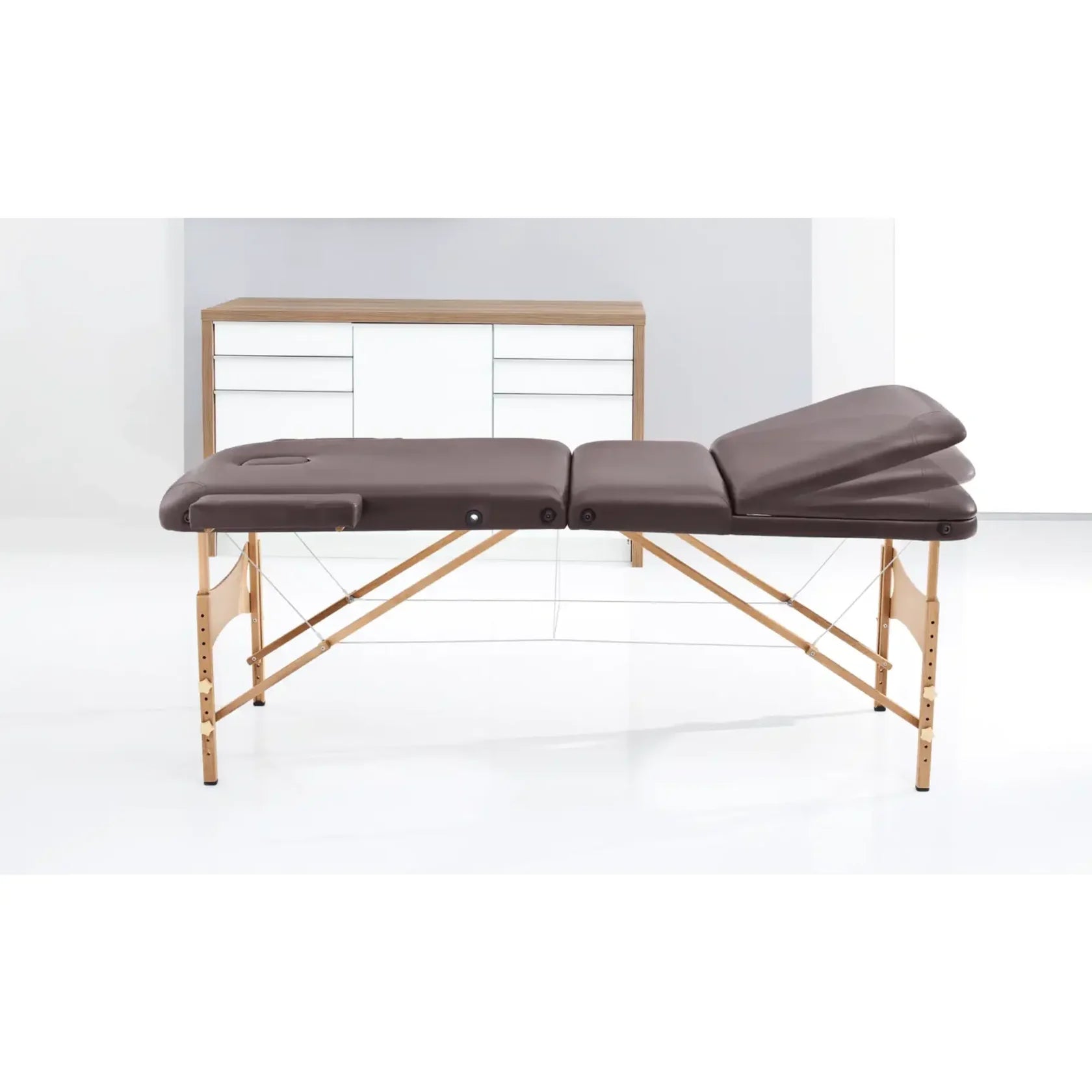 Mobile massage table - Beige or brown - Ruck