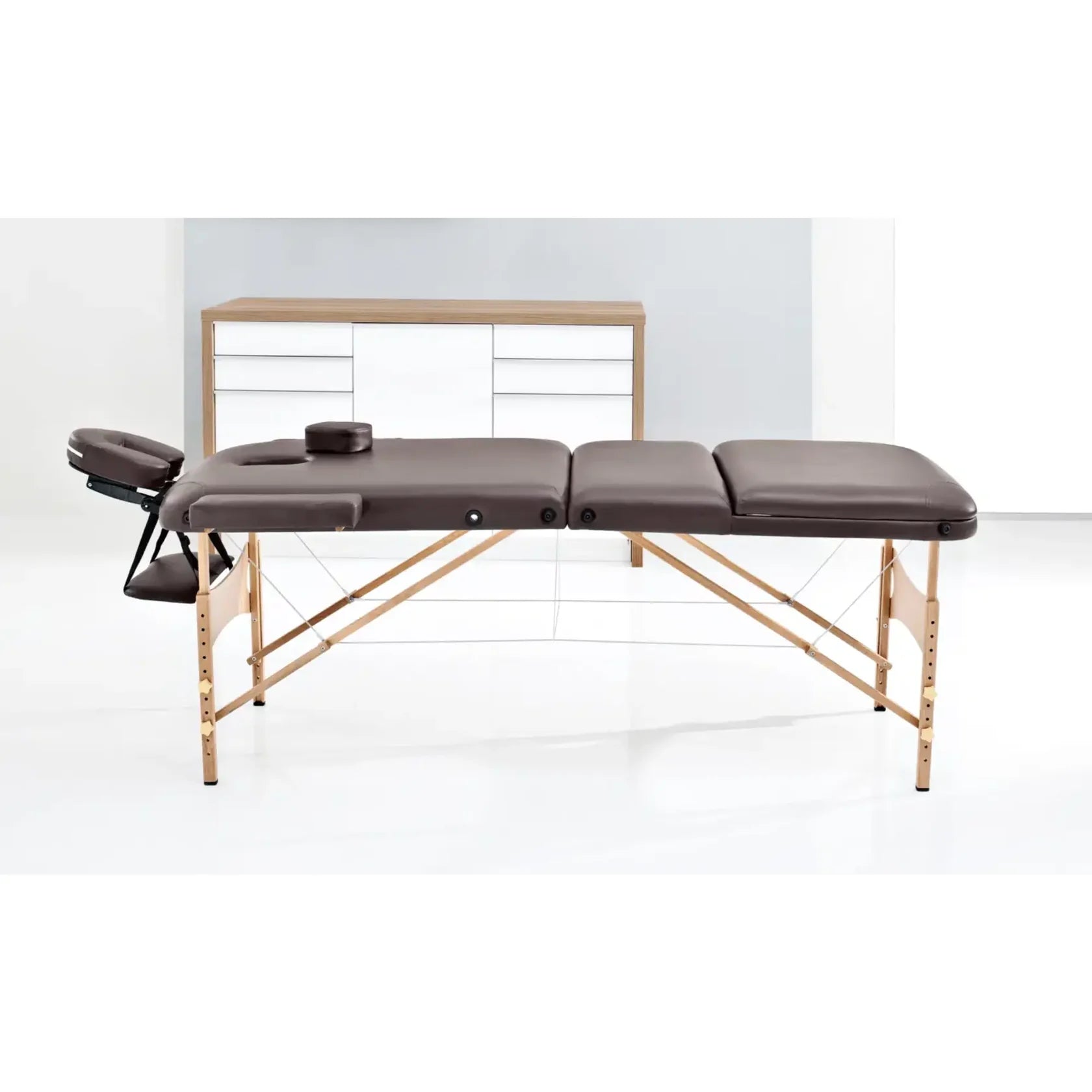 Mobile massage table - Beige or brown - Ruck