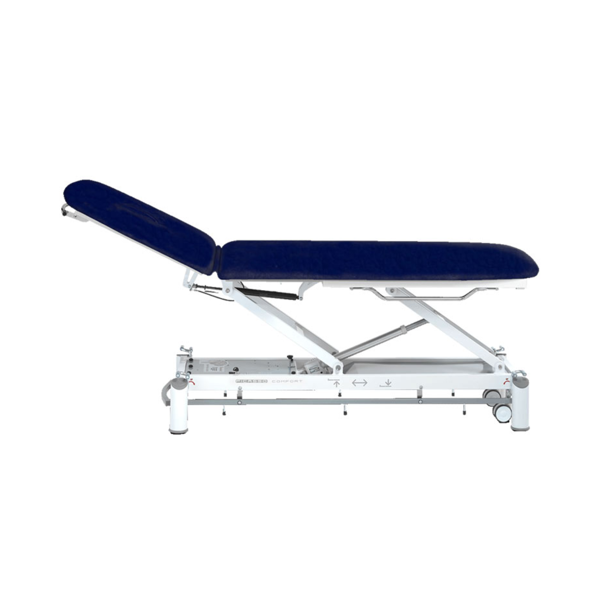 Camilla de fisioterapia eléctrica - Picasso Comfort - ruedas + marco de control - Ferrox