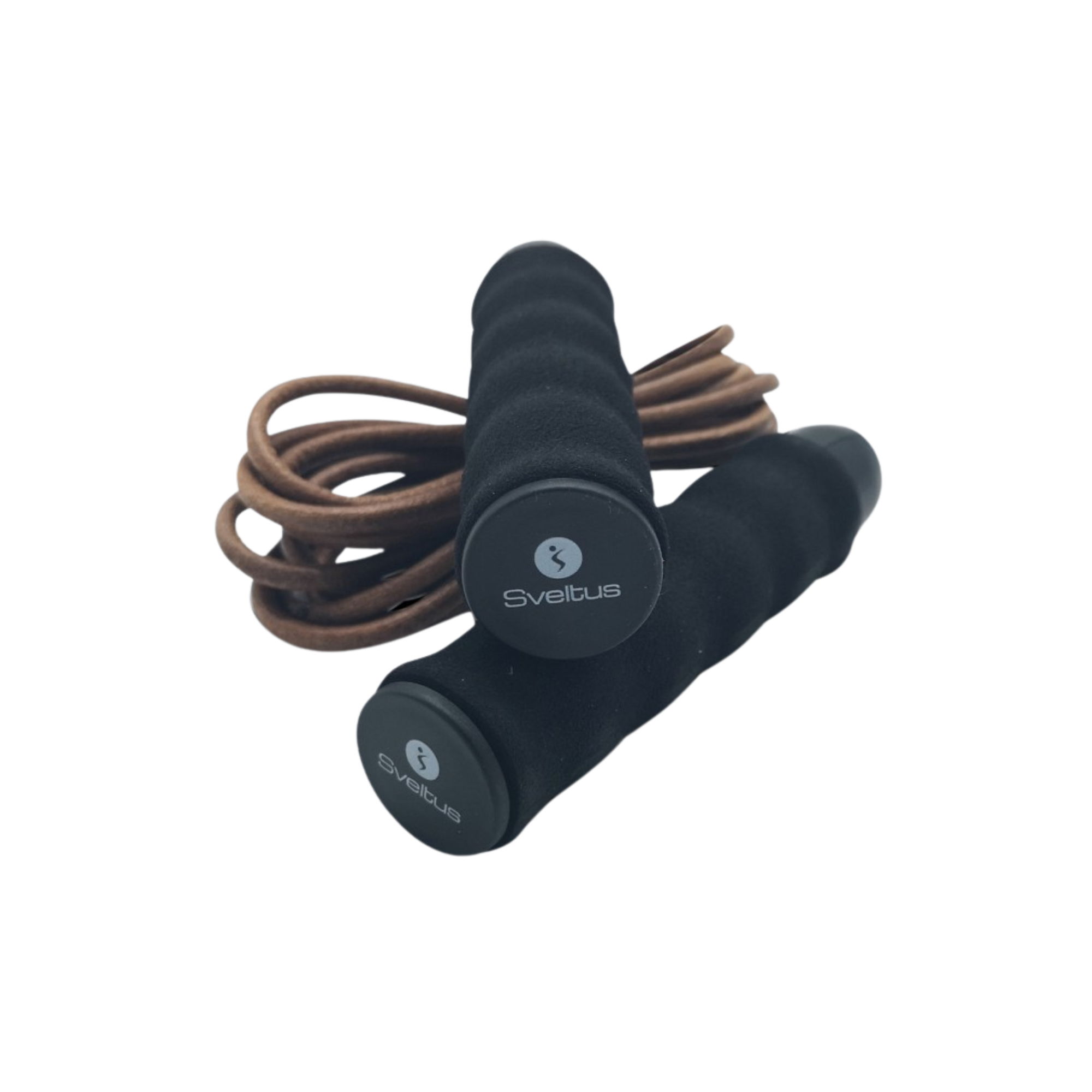 Cuerda para saltar de cuero con peso, 3 m, Sveltus