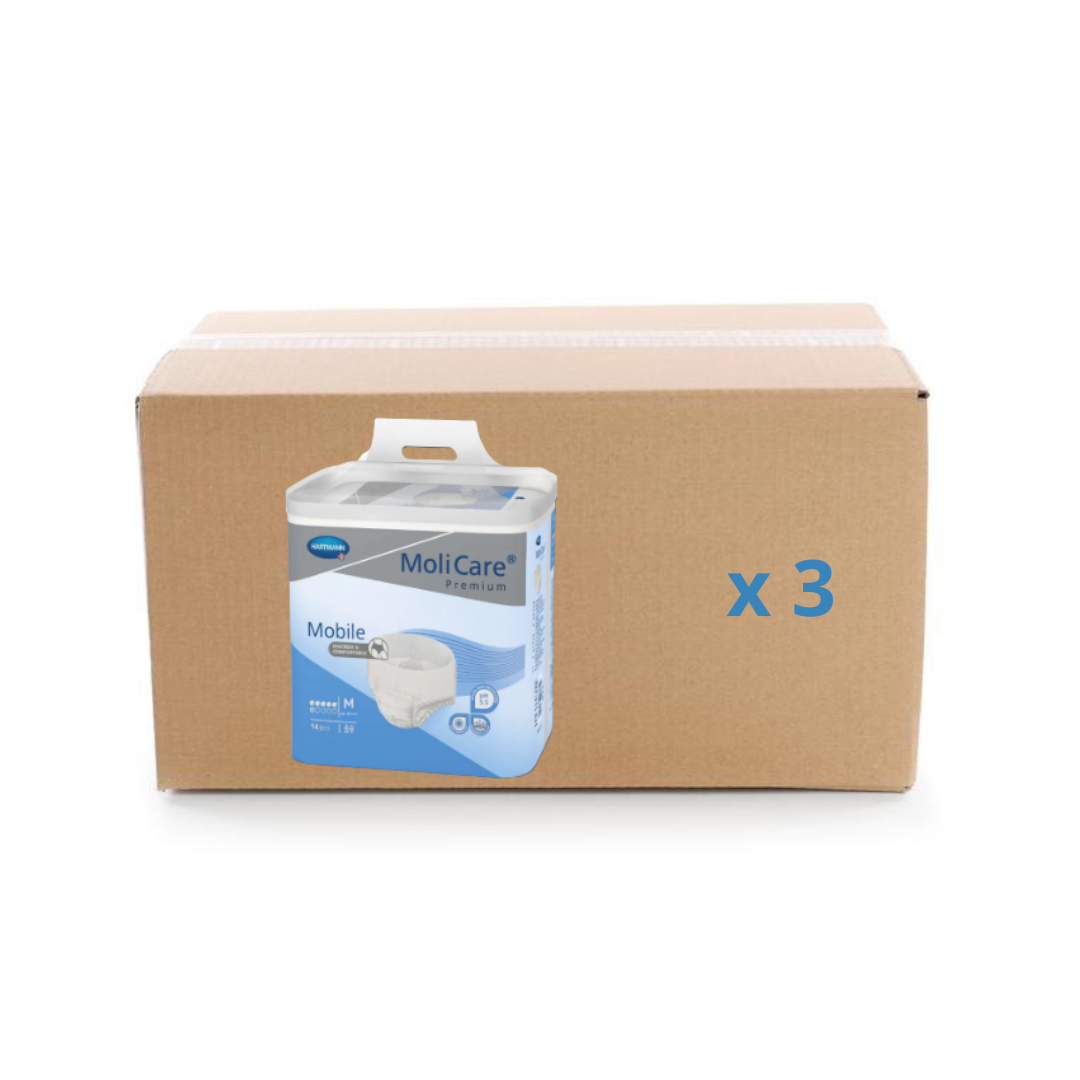 Brief Molicare Premium Mobile - 6 gotas - M - caja 3x14U - Hartmann