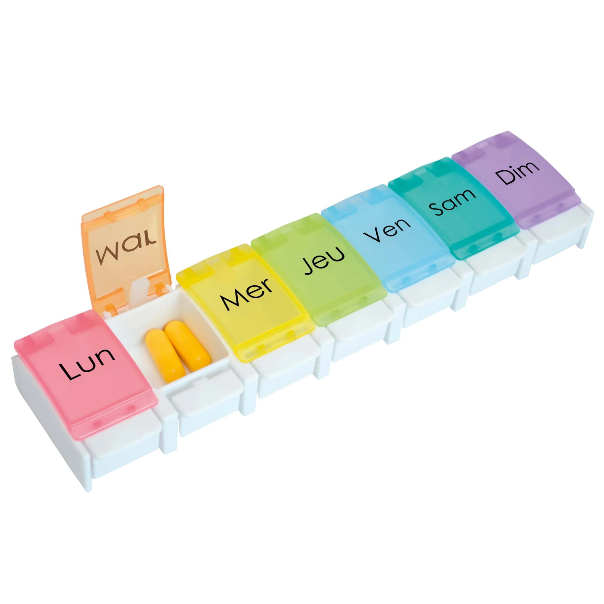 Pilulier Hebdomadaire Ergonomique - Hestec