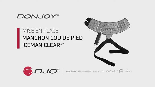 Cargar vídeo: Manchon Cou-de-pied pour IceMan® Clear3™ - appareil de cryothérapie - Donjoy®